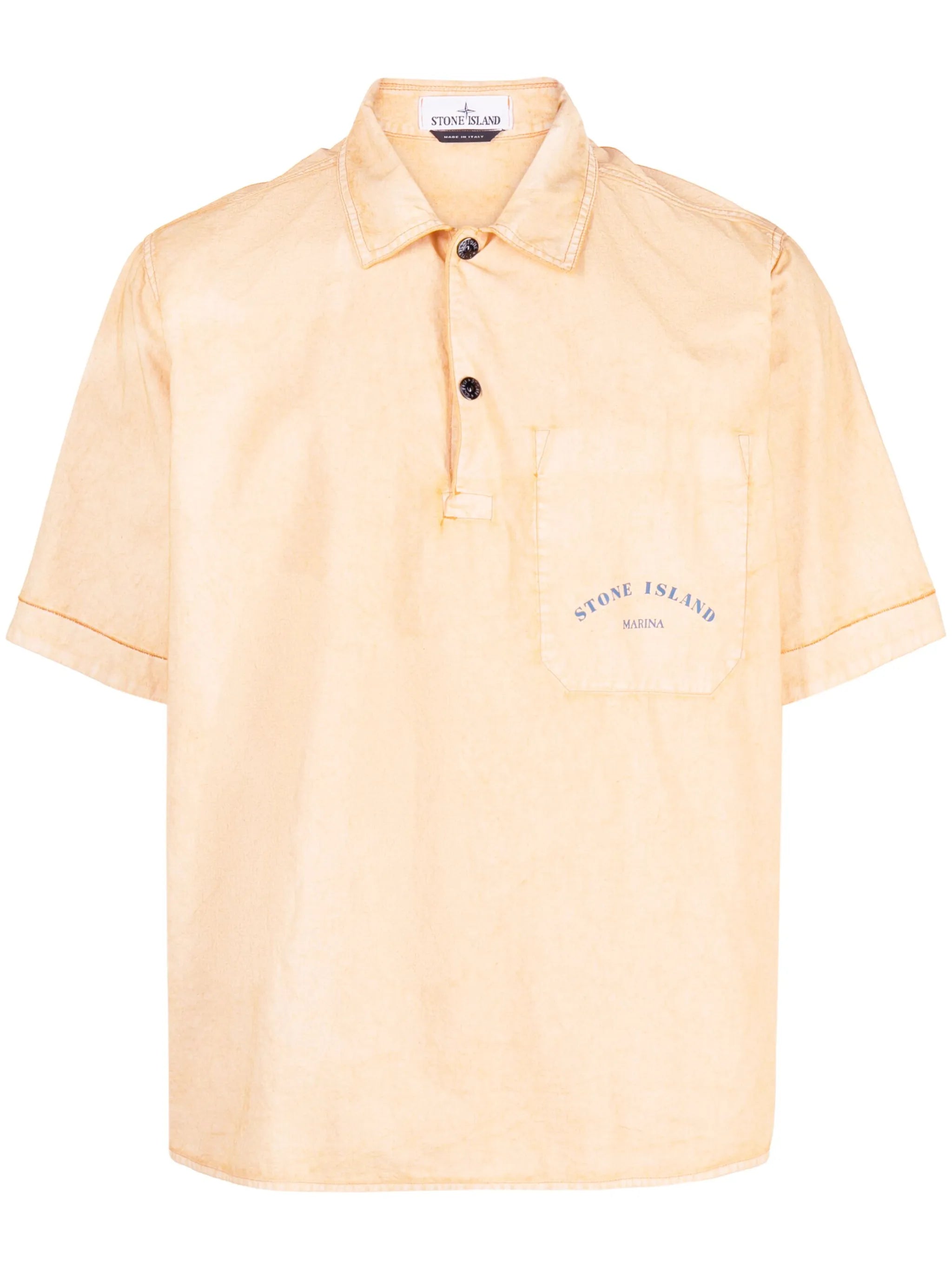 short-sleeve cotton shirt