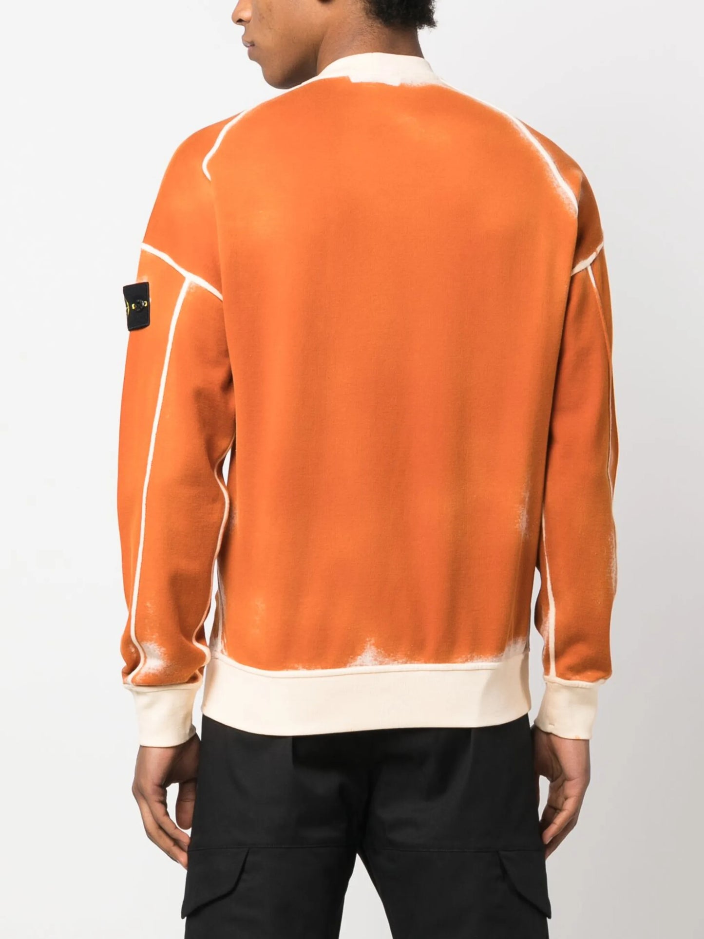 spray-print cotton sweatshirt