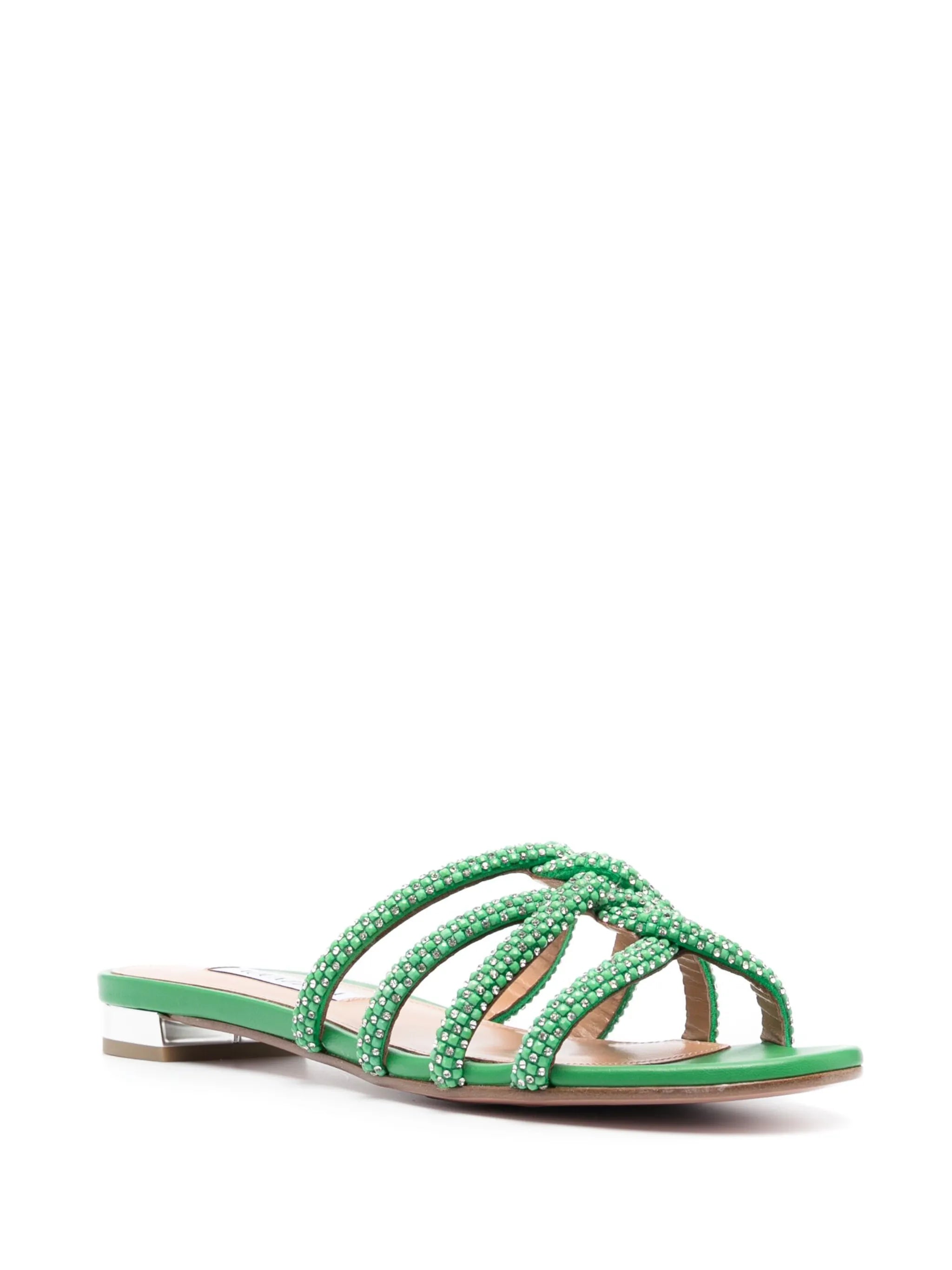 crystal-embellished sandals
