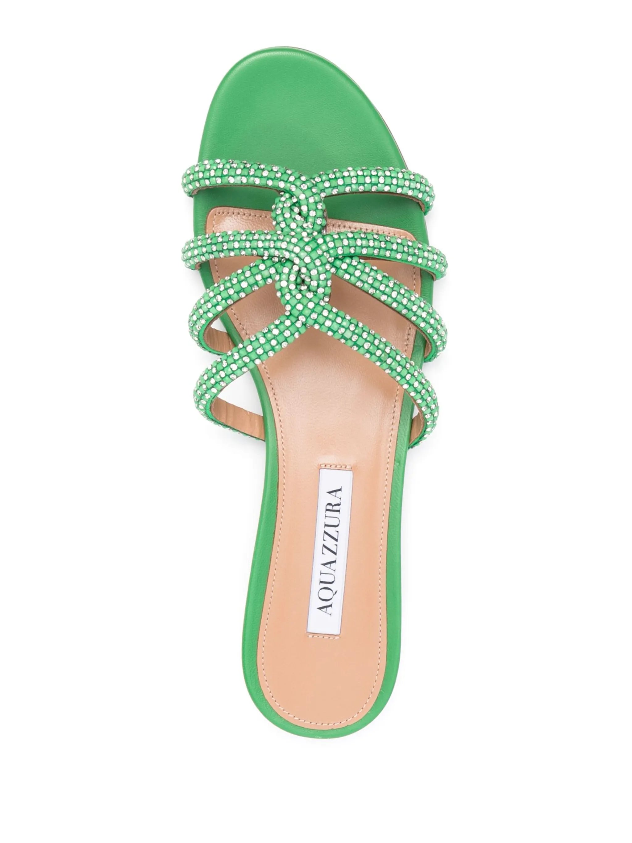 crystal-embellished sandals