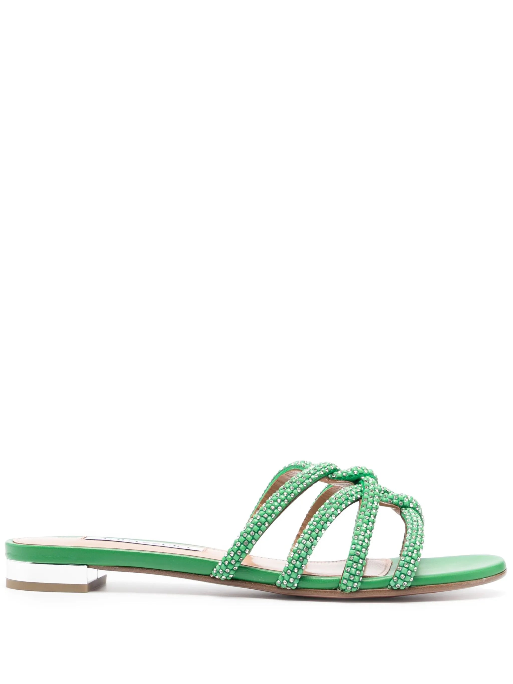 crystal-embellished sandals
