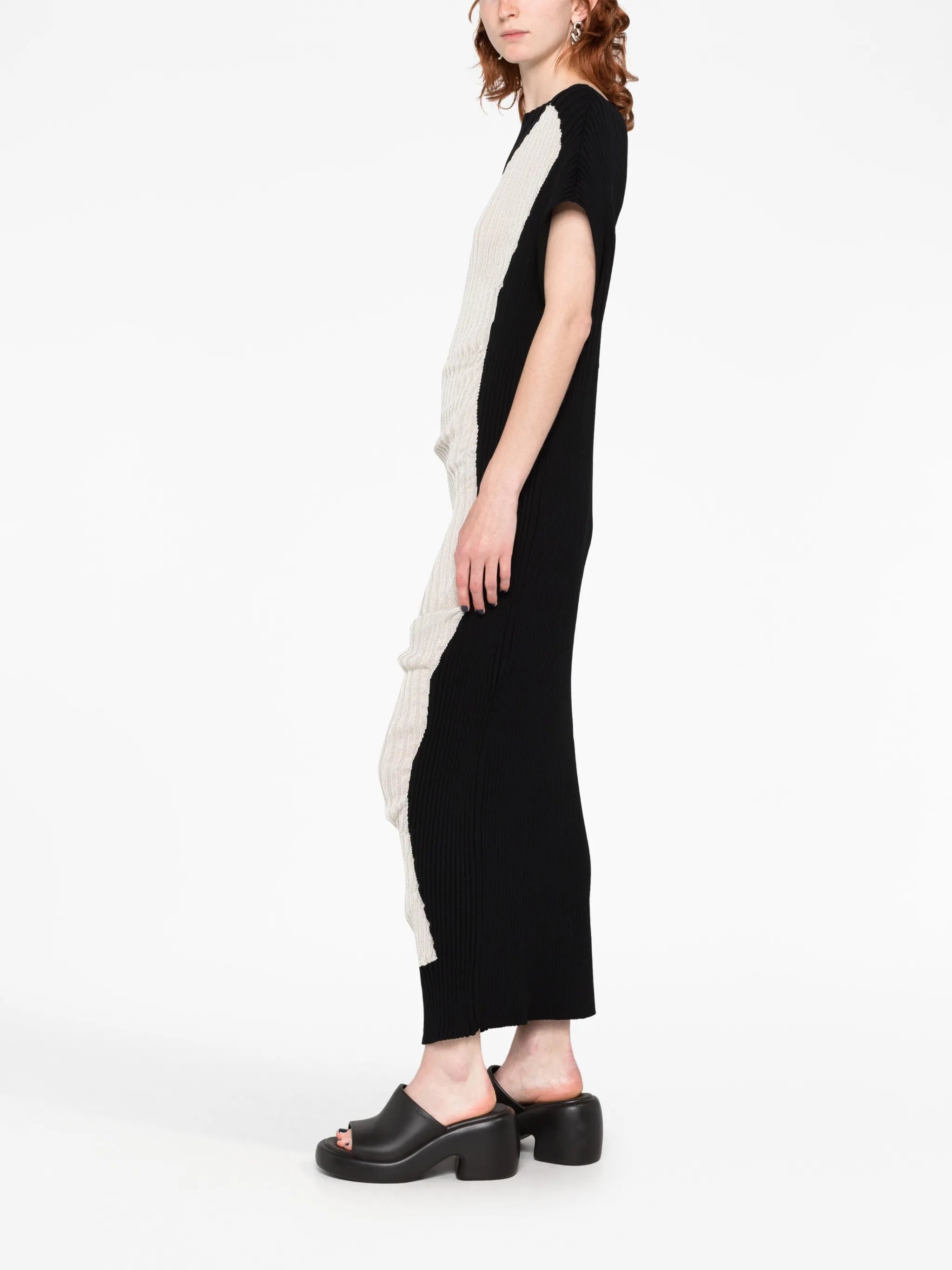 knitted maxi dress