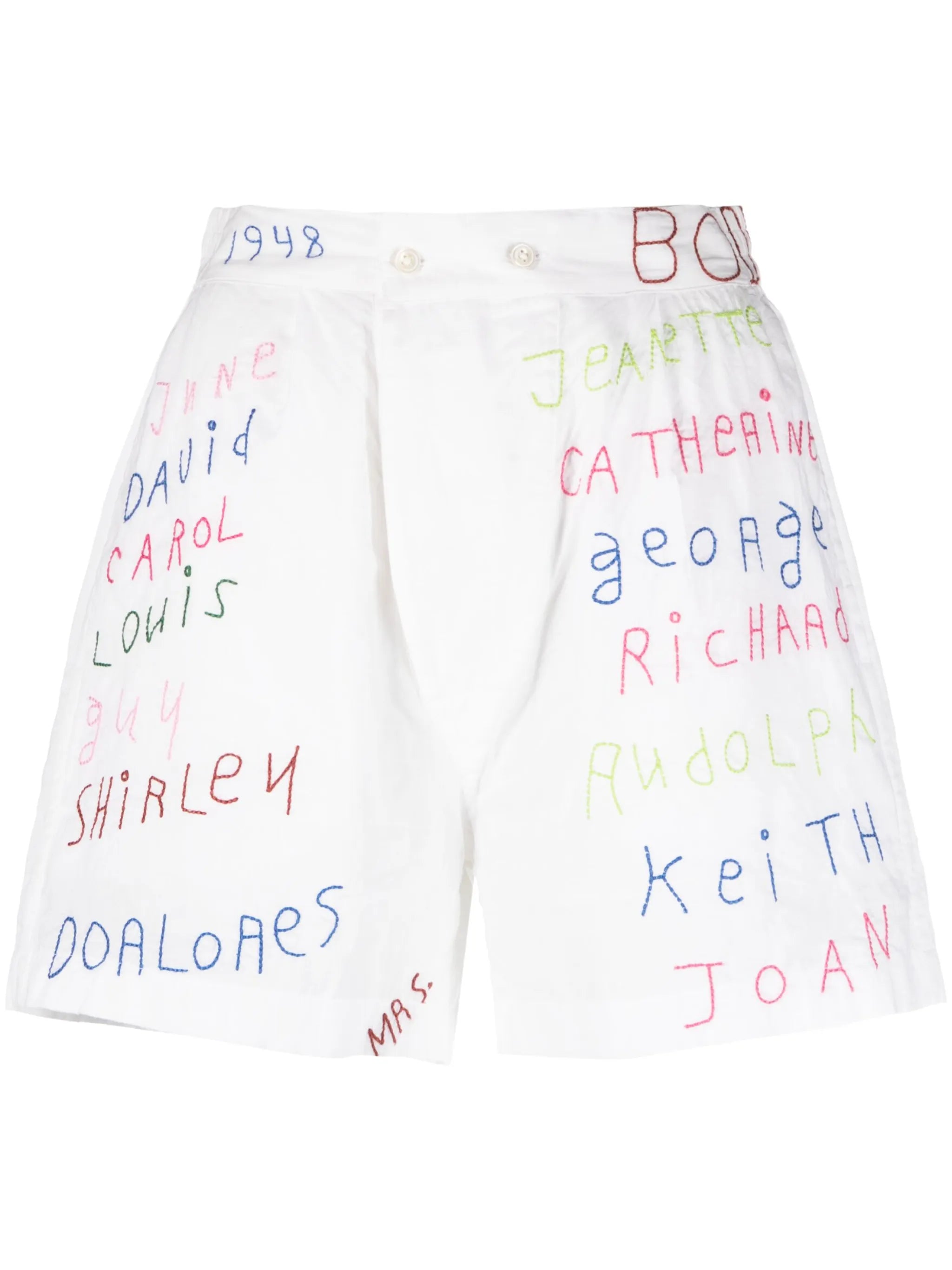 Familial Hall cotton shorts