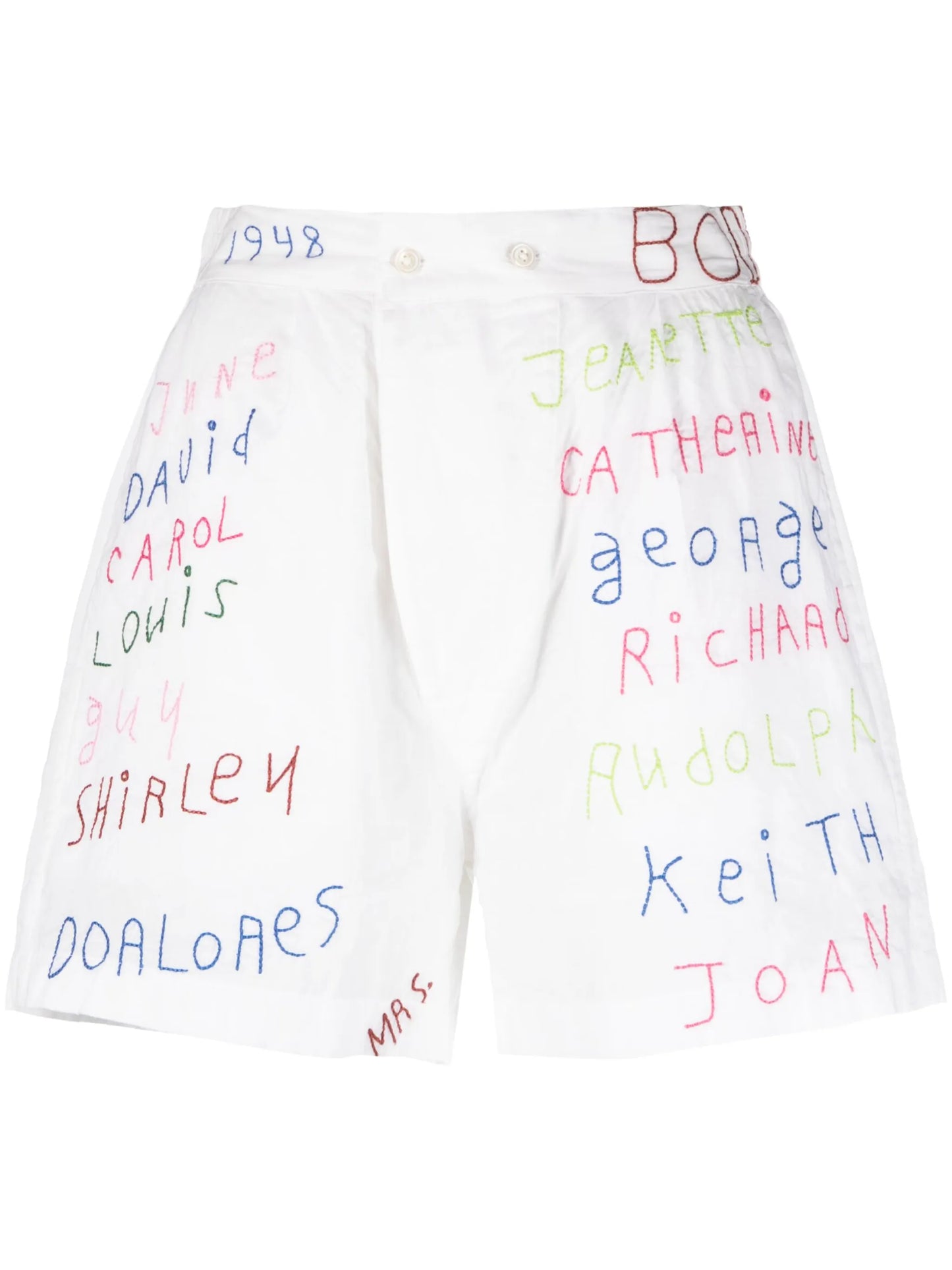 Familial Hall cotton shorts