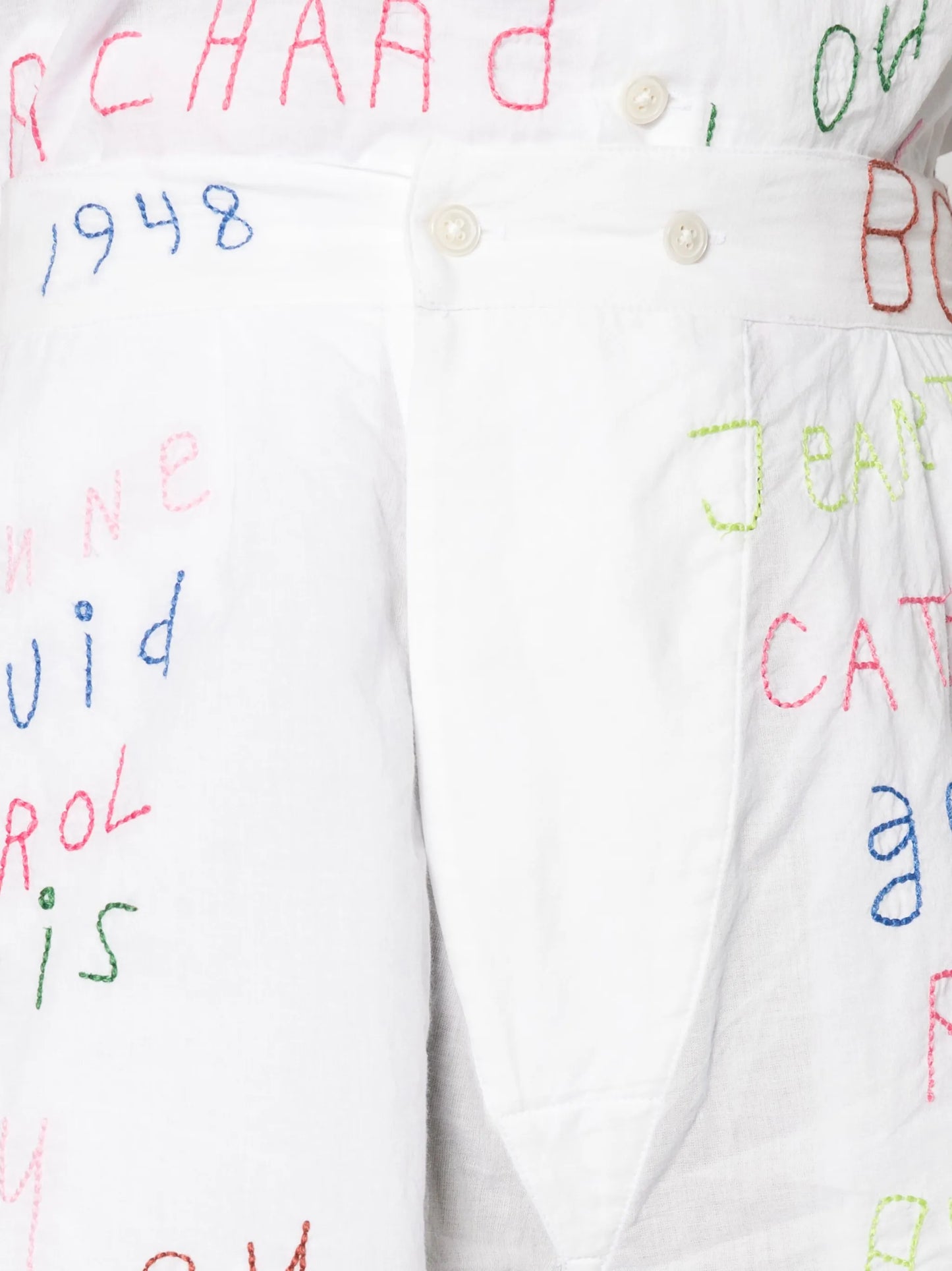 Familial Hall cotton shorts