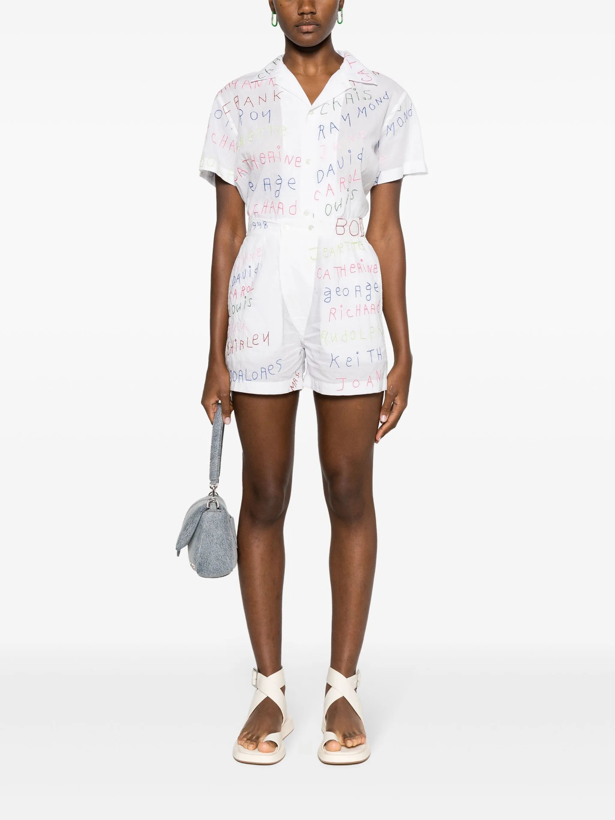 Familial Hall cotton shorts