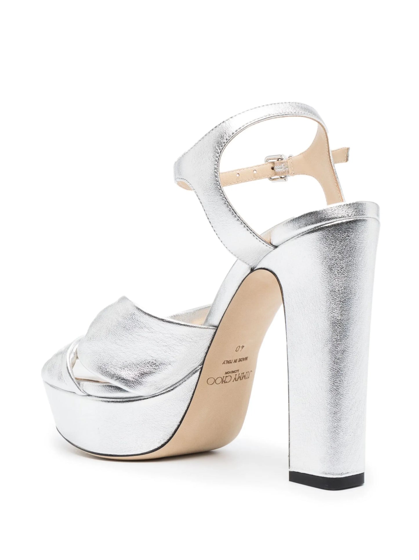 120mm Heloise leather sandals
