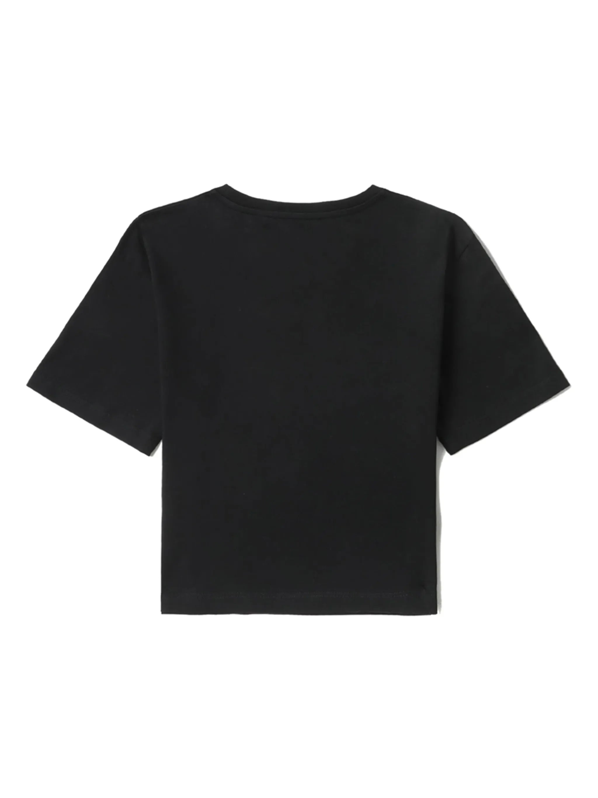 crystal-embellished cropped T-shirt