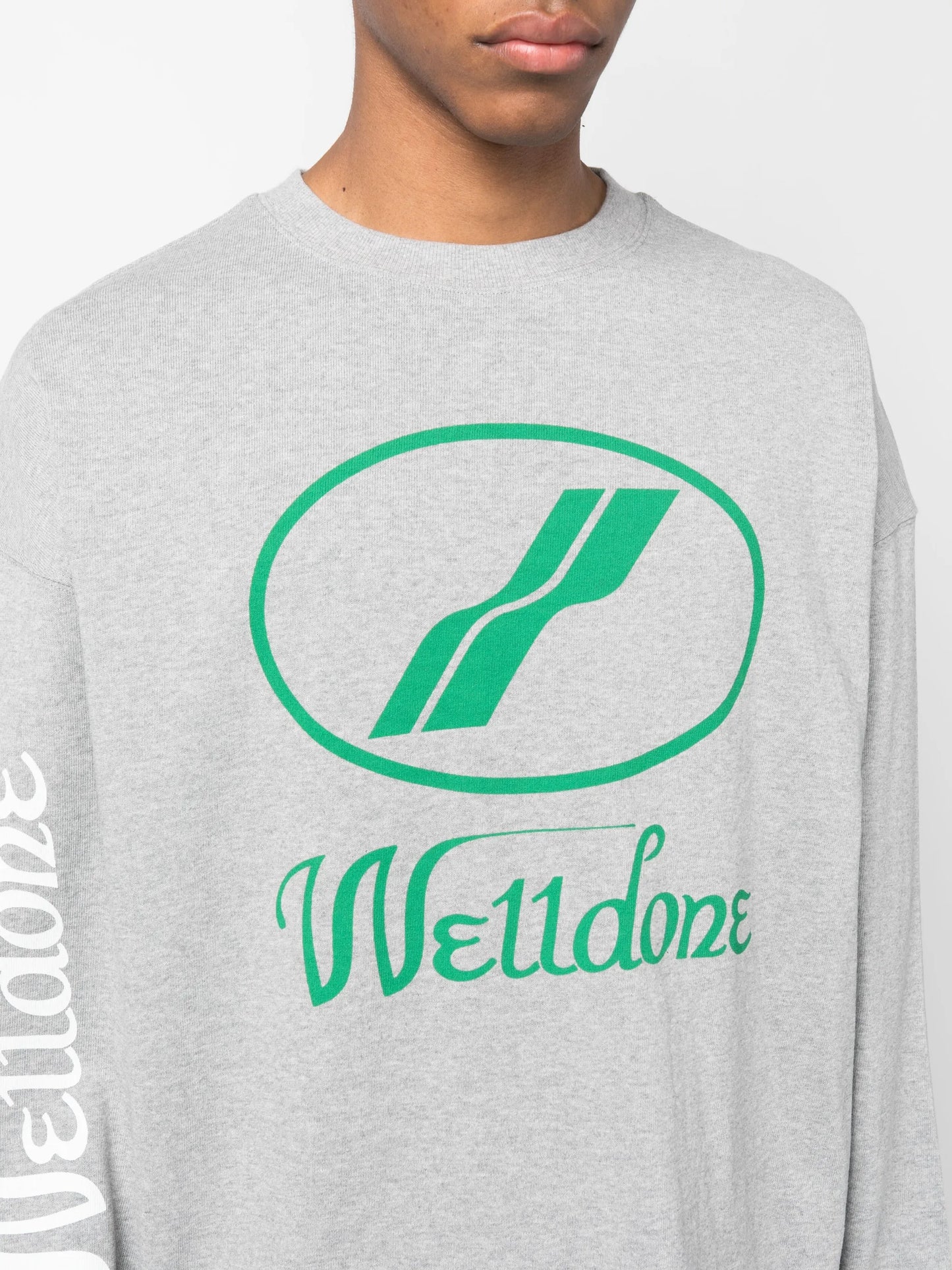 logo-print cotton jersey