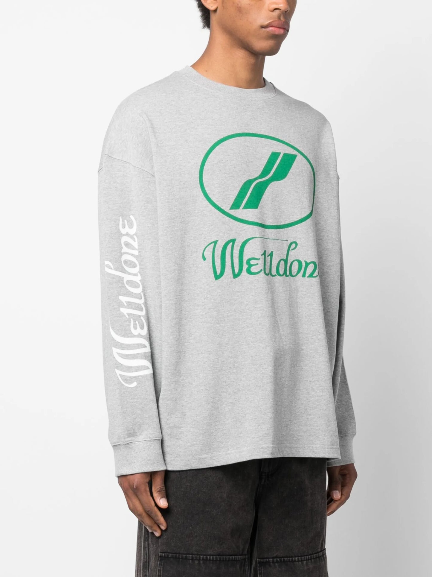 logo-print cotton jersey
