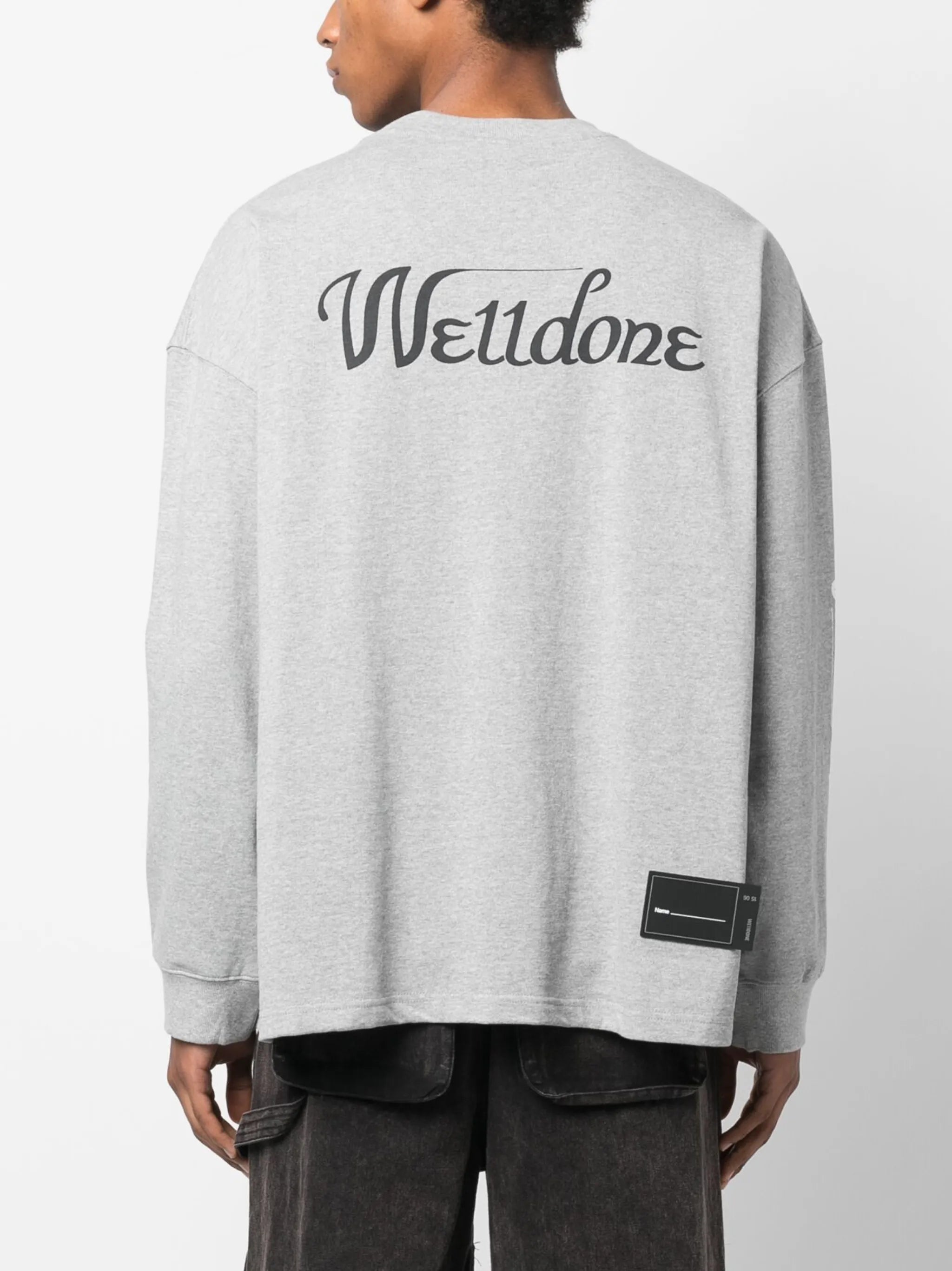 logo-print cotton jersey
