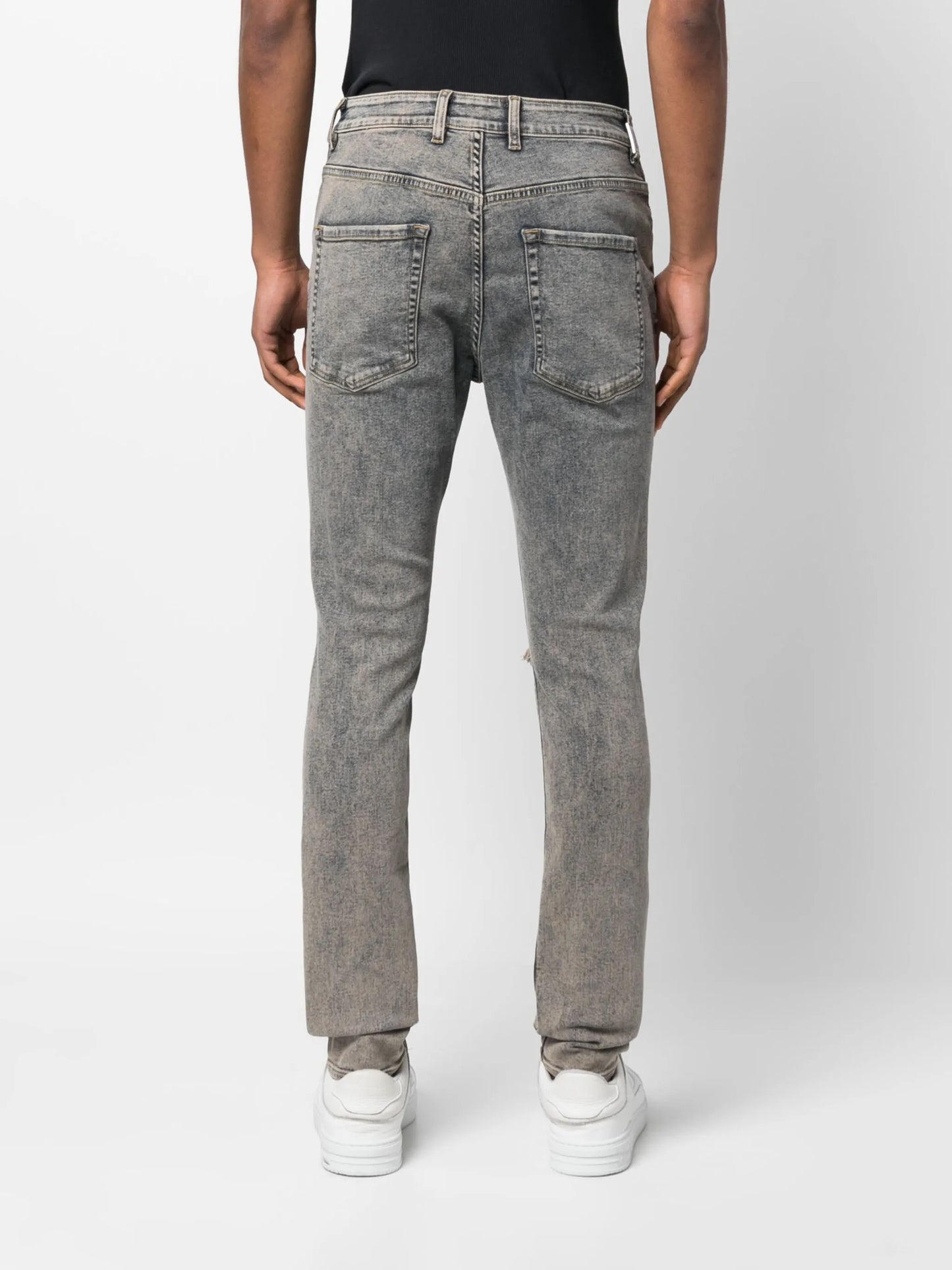 ripped-detail denim jeans