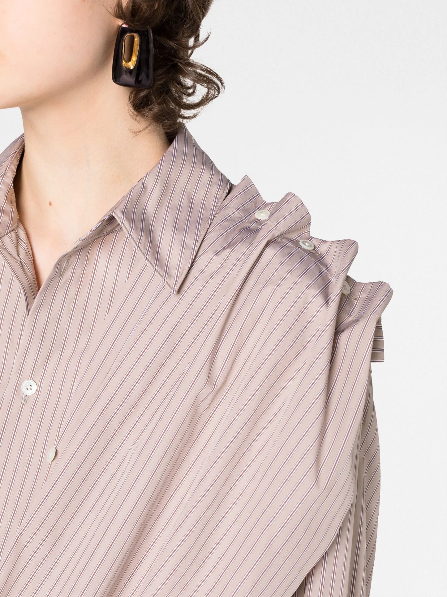 striped shirt dress