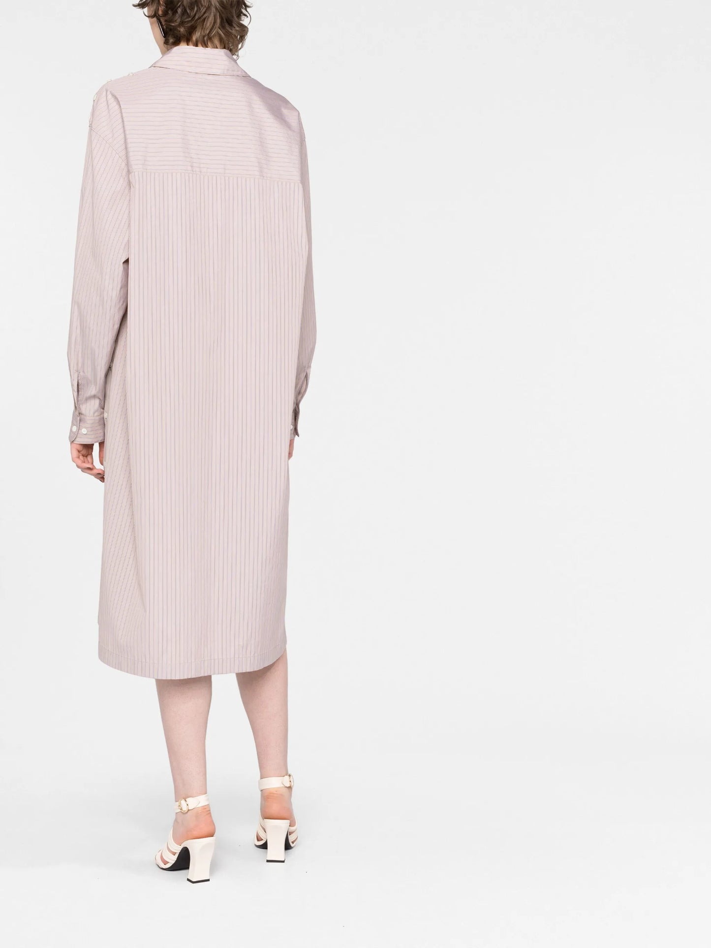 striped shirt dress
