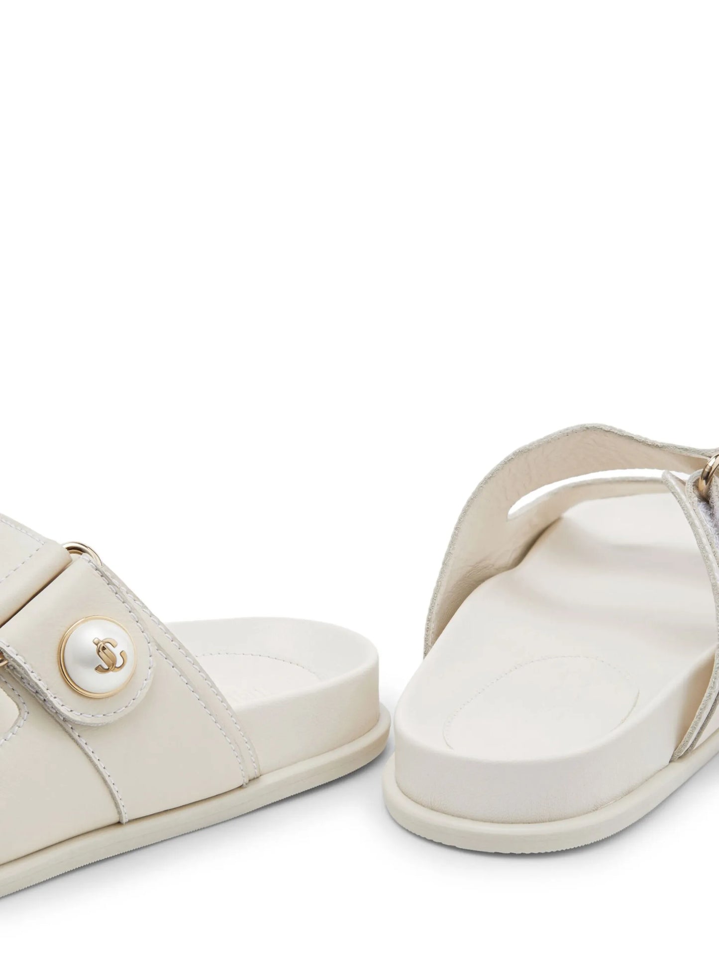 Fayence pearl-embellished sandals