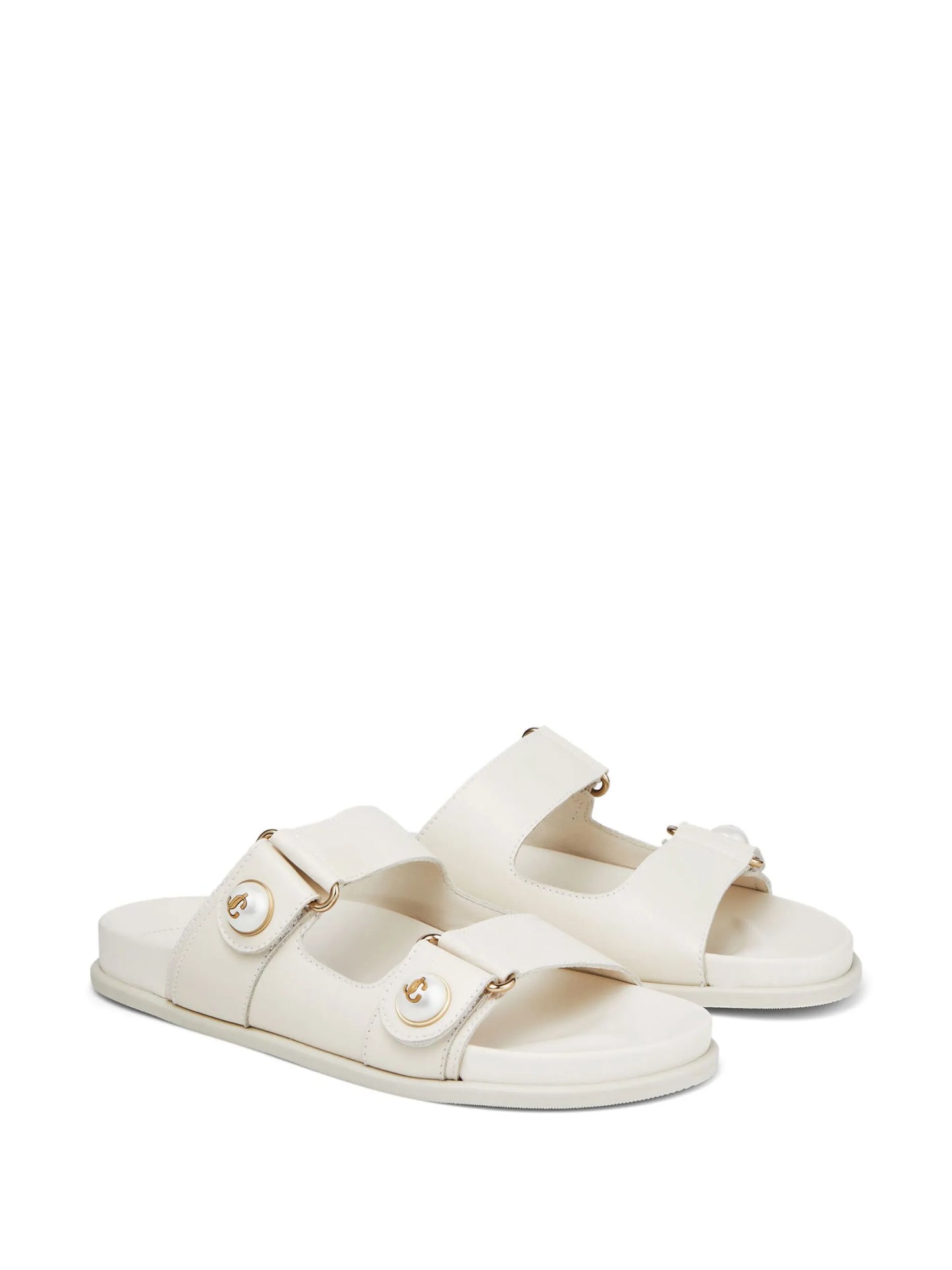 Fayence pearl-embellished sandals