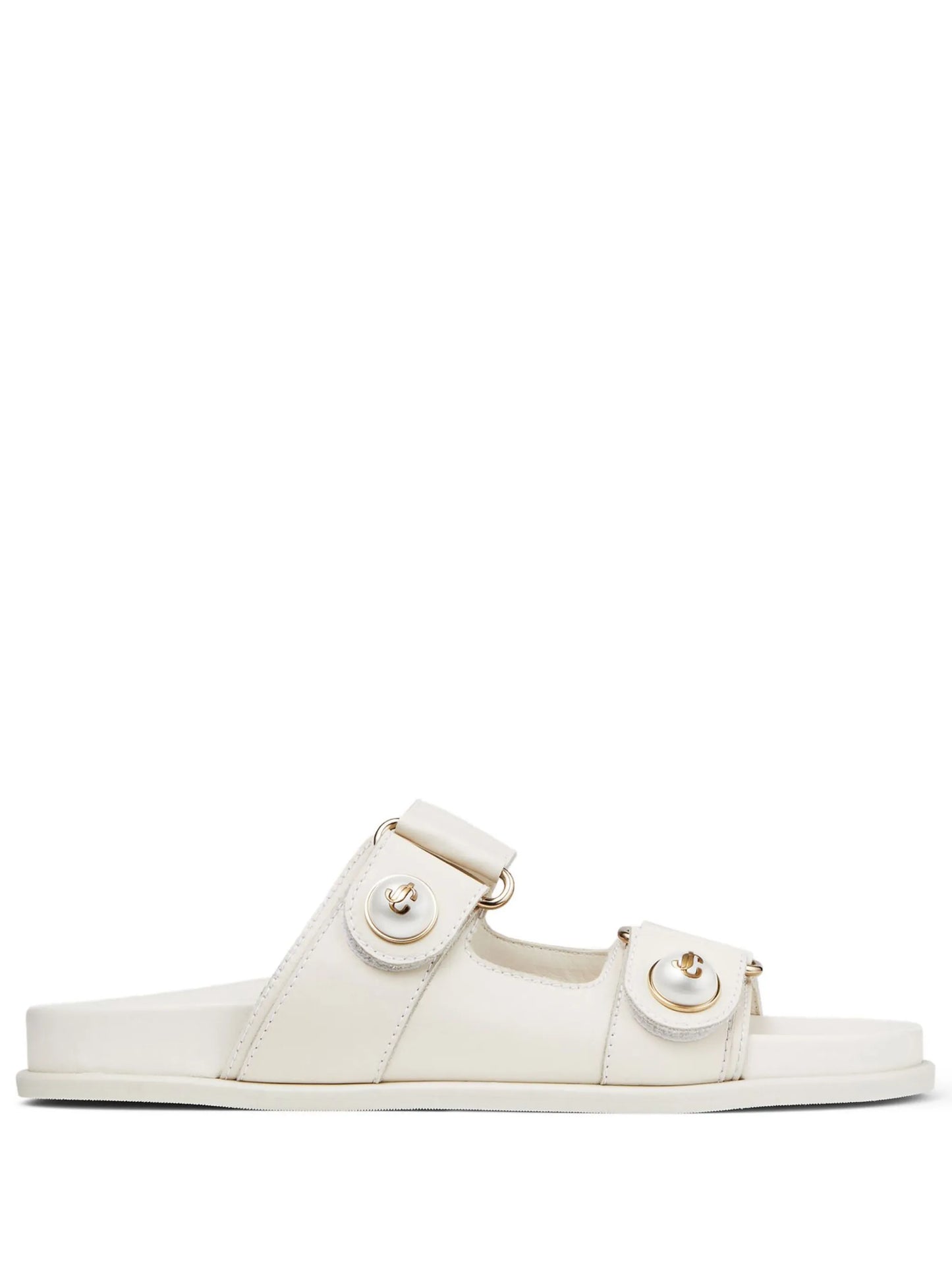 Fayence pearl-embellished sandals