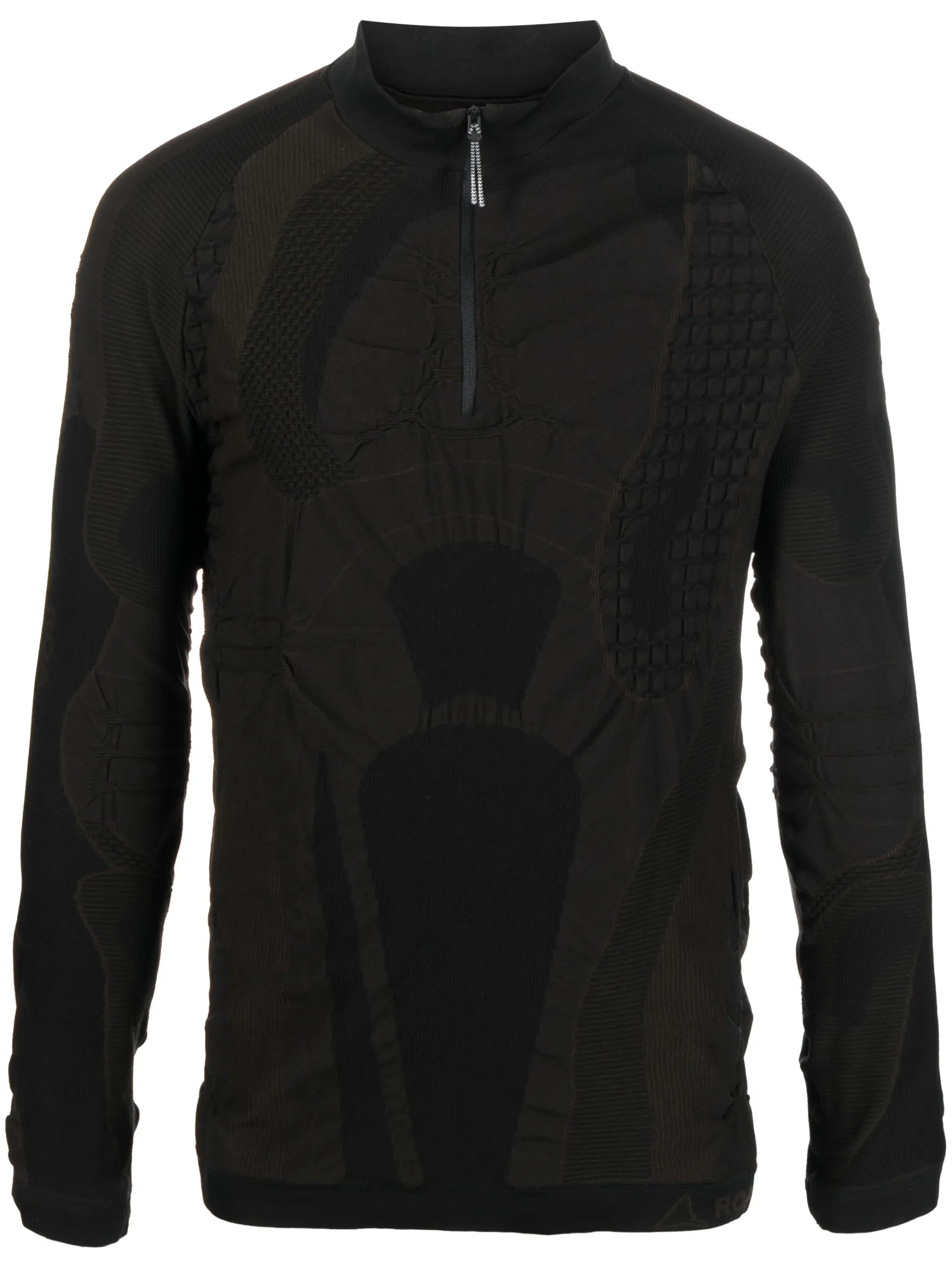 half-zip 3D top