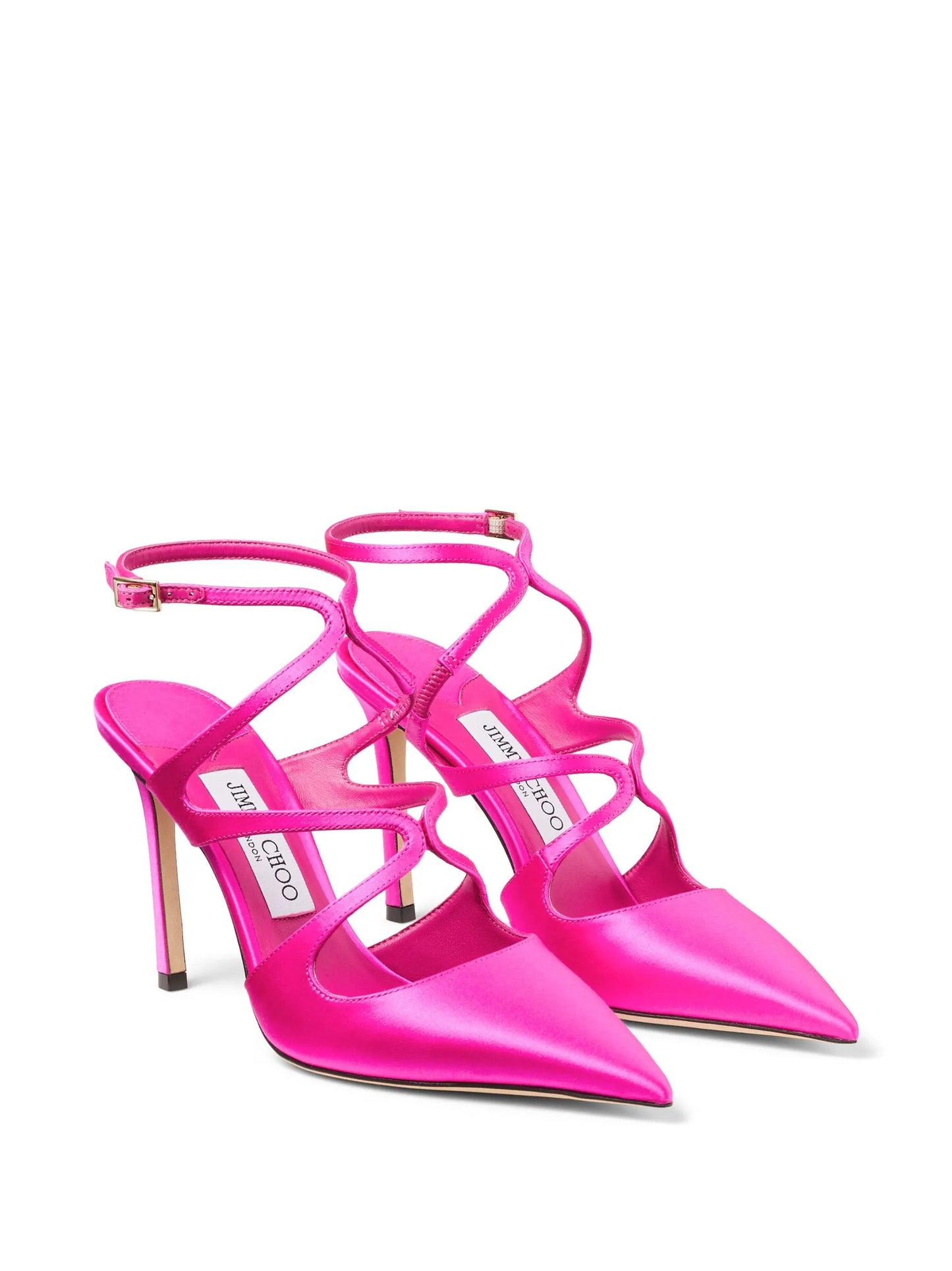 Azia 95mm satin pumps