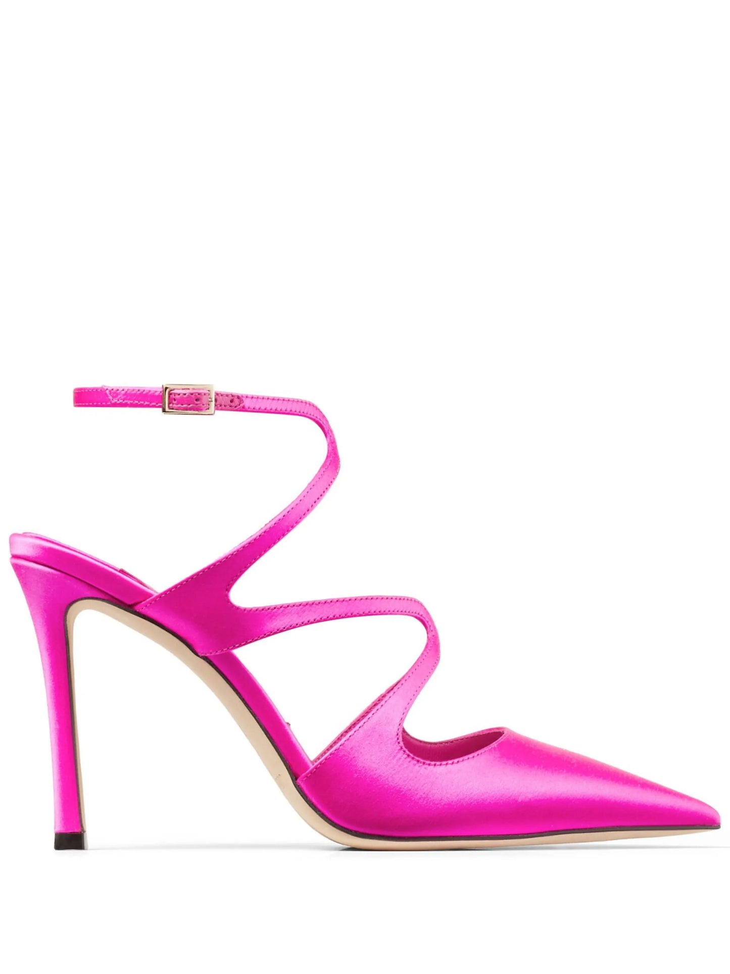 Azia 95mm satin pumps