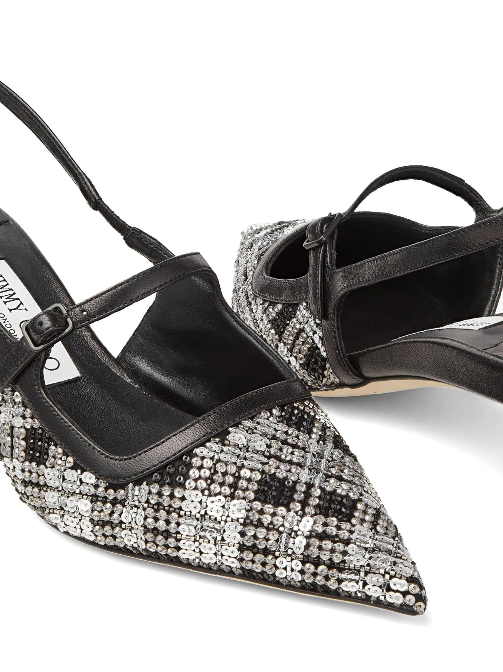 Didi 45mm check-print pumps