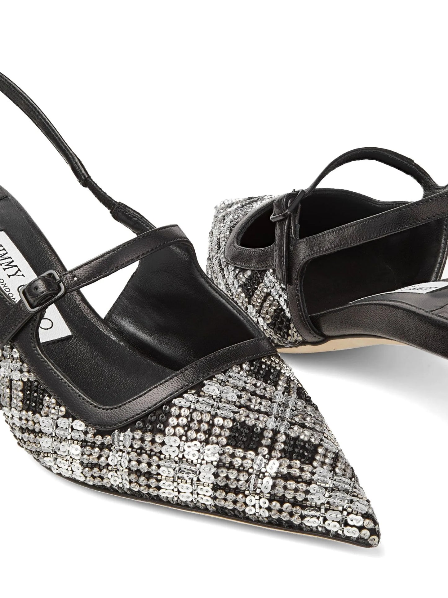 Didi 45mm check-print pumps