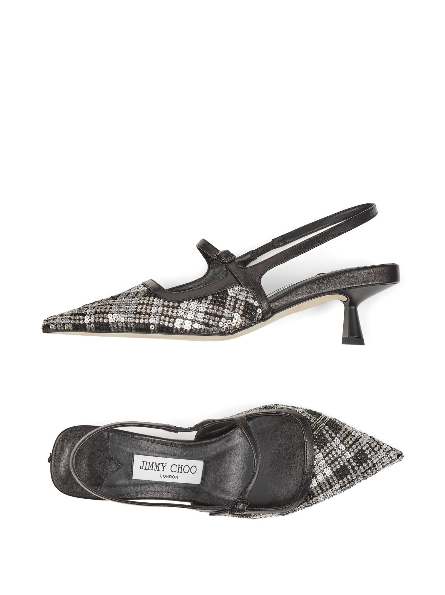 Didi 45mm check-print pumps