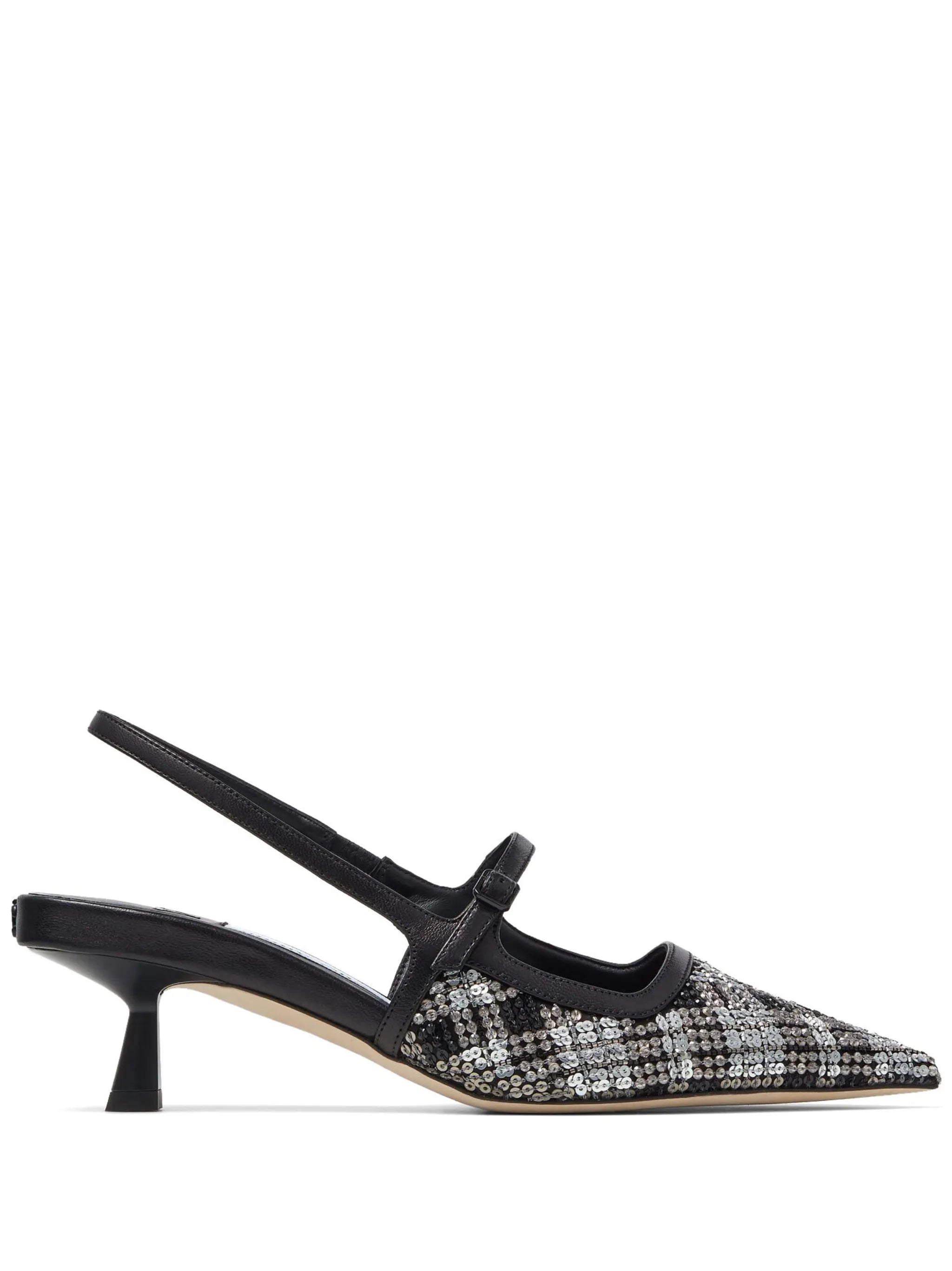 Didi 45mm check-print pumps