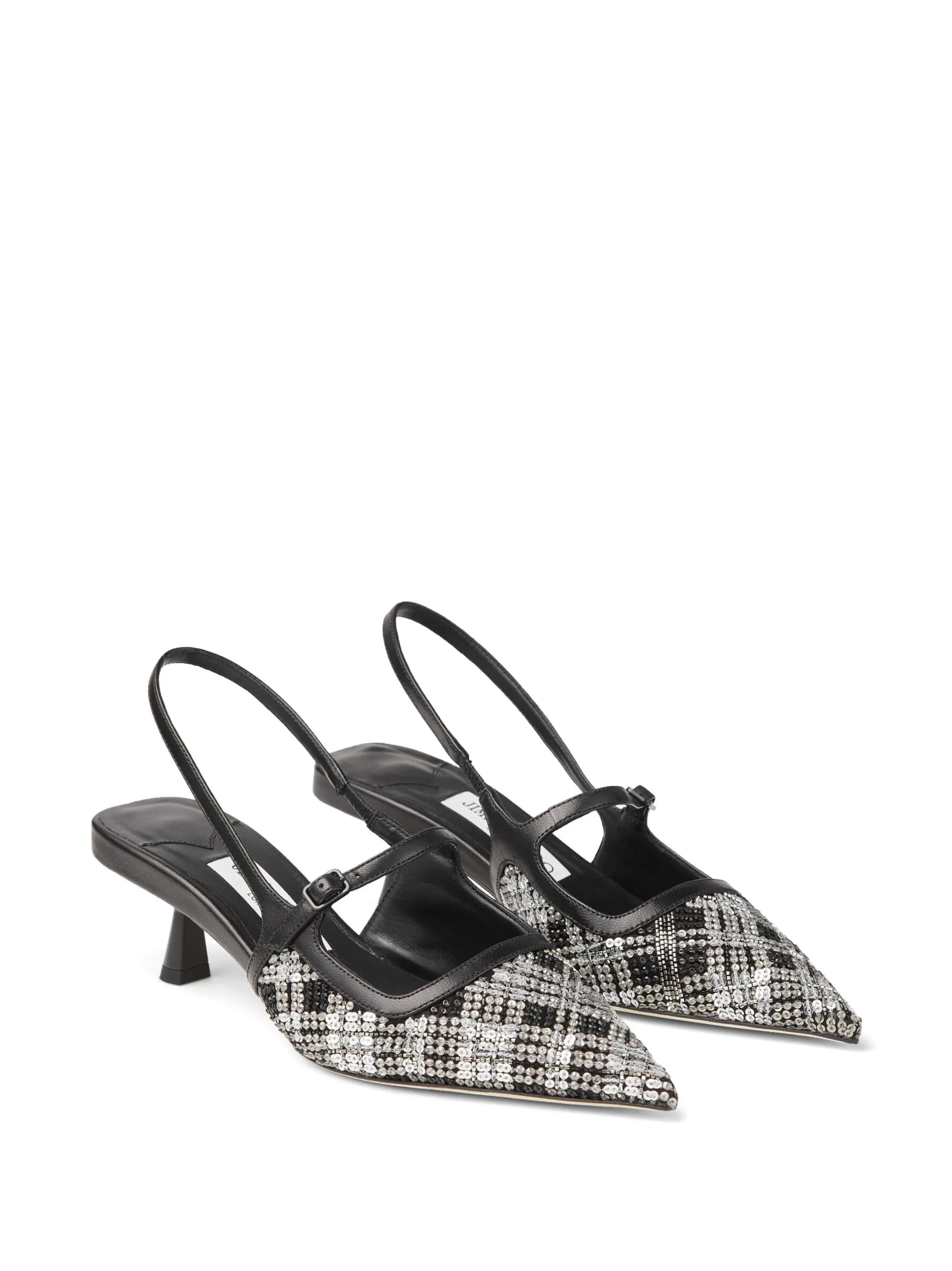 Didi 45mm check-print pumps