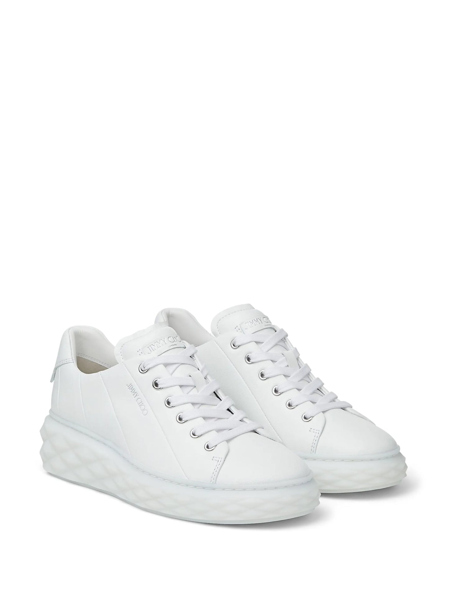 Diamond Light Maxi leather sneakers