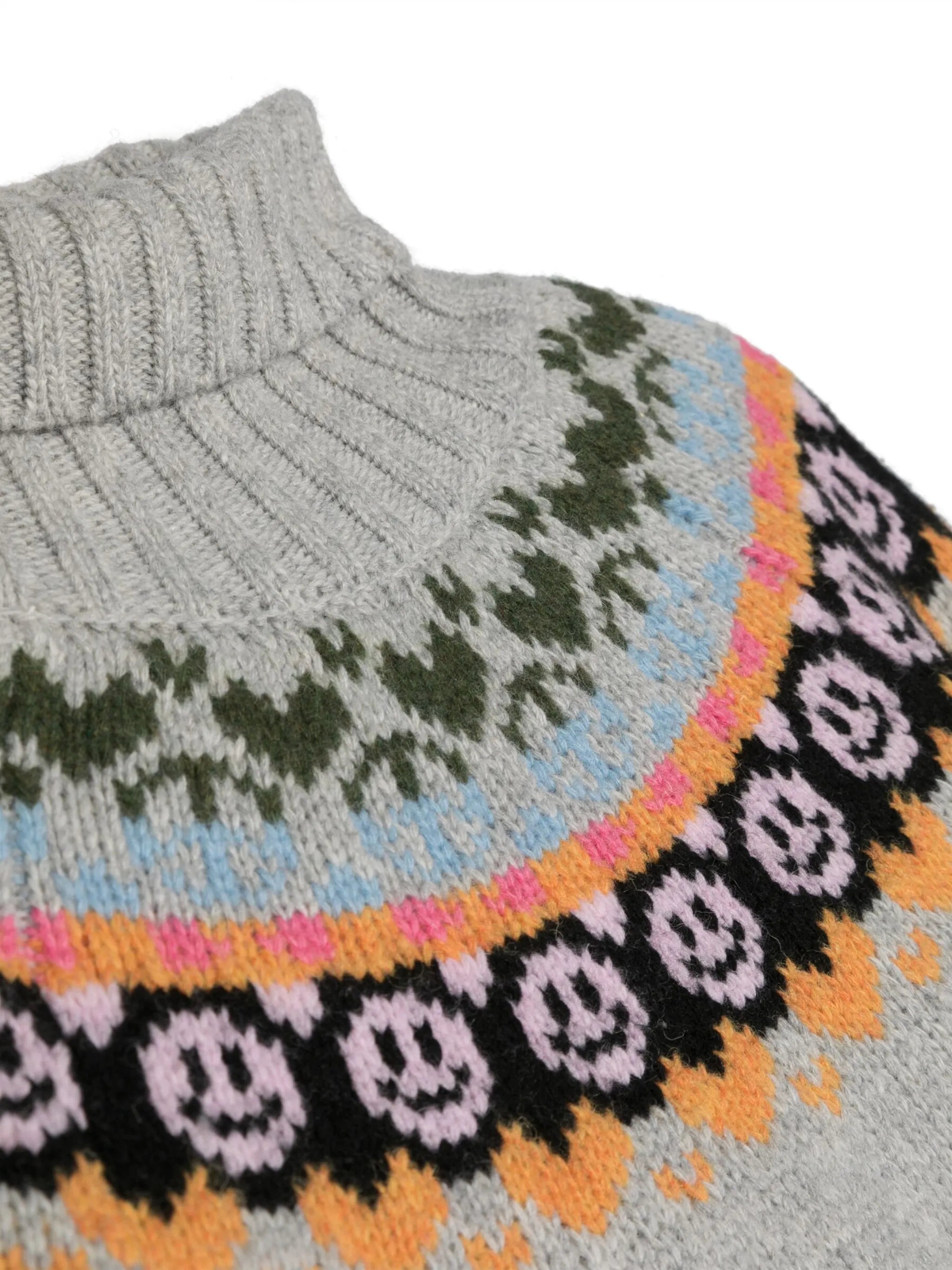 Gimla intarsia roll-neck jumper
