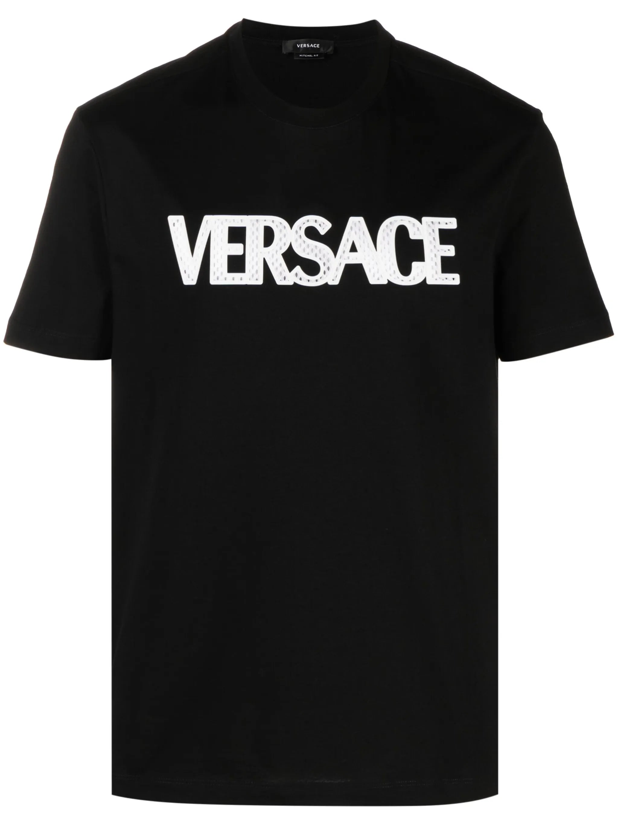 mesh logo appliqué T-shirt