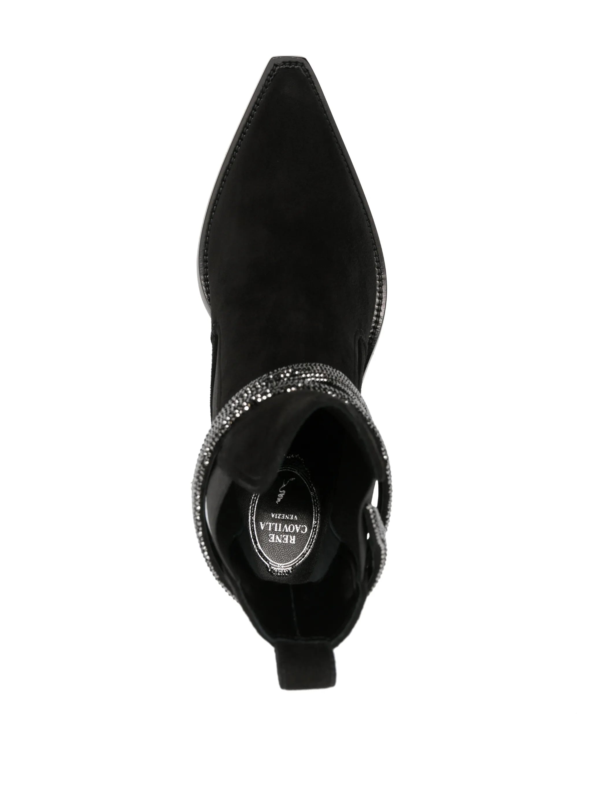 Rene 95mm suede ankle boots