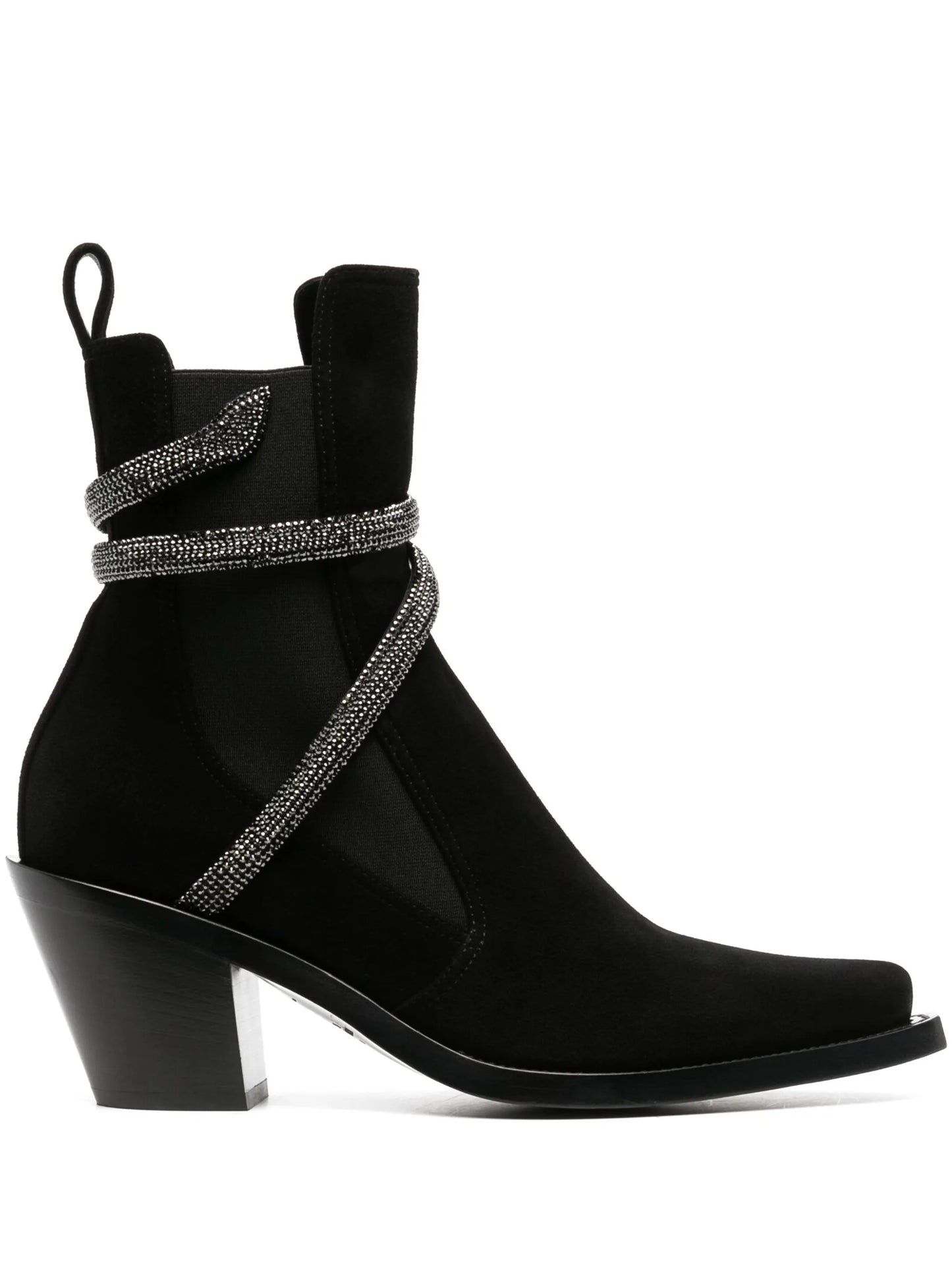 Rene 95mm suede ankle boots