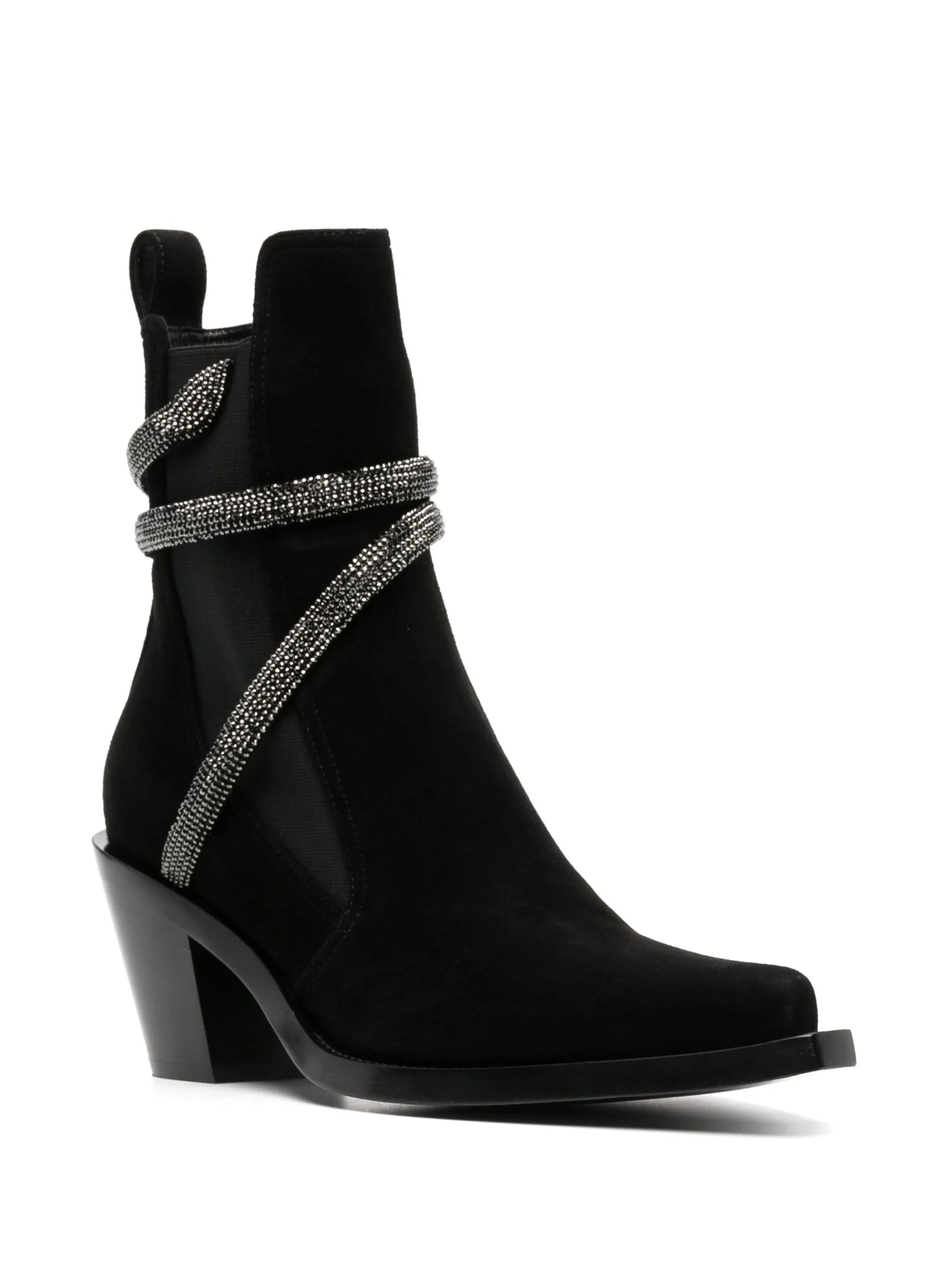Rene 95mm suede ankle boots