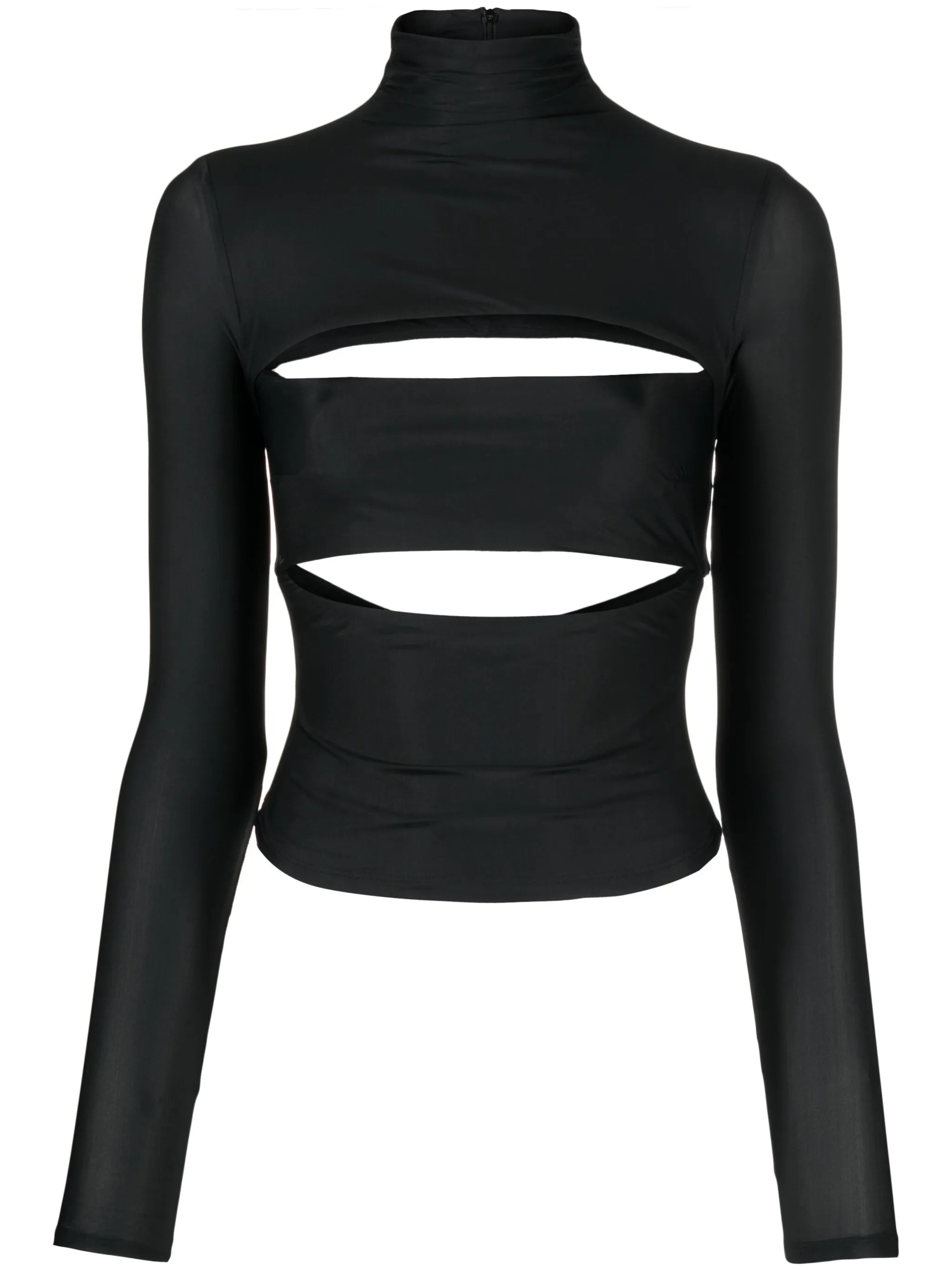 Elena turtleneck long-sleeve top