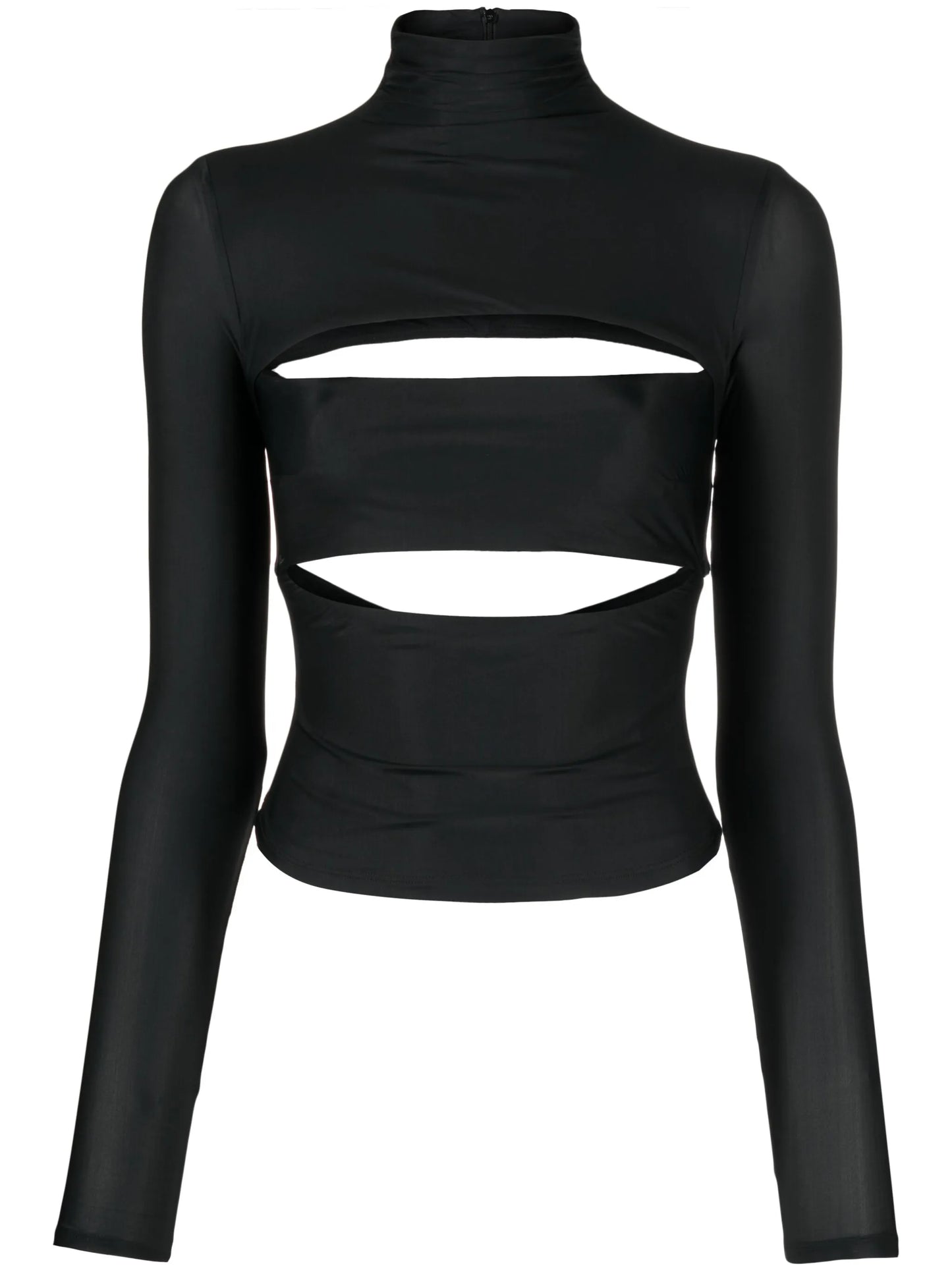 Elena turtleneck long-sleeve top