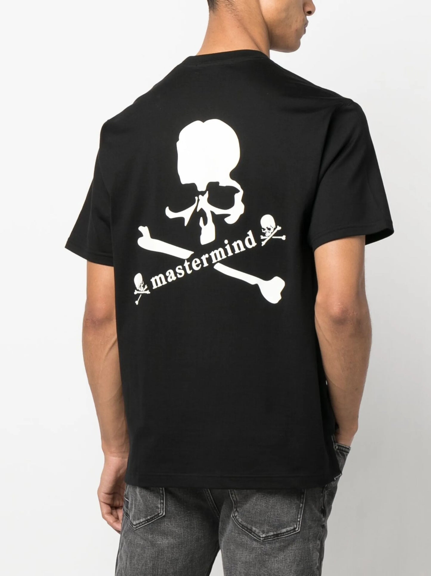 skull-print cotton T-shirt
