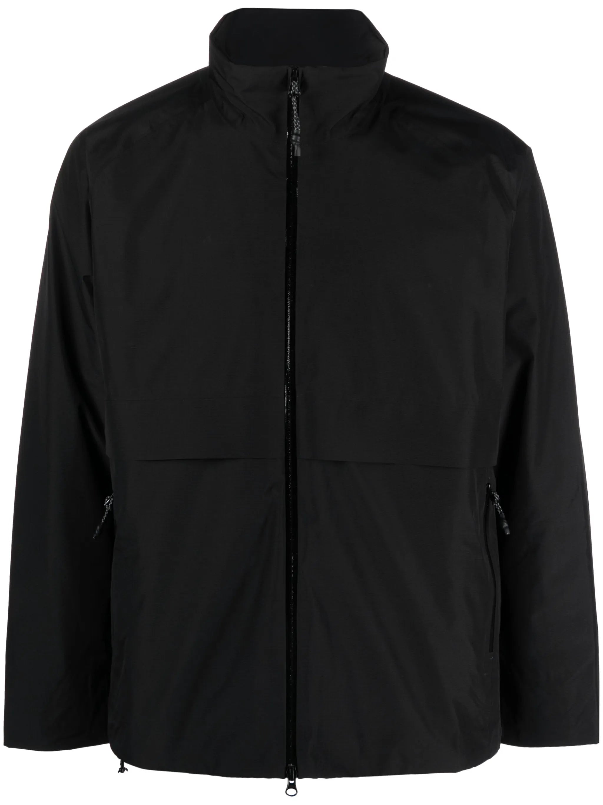 zip-up high-neck lightweight jacket