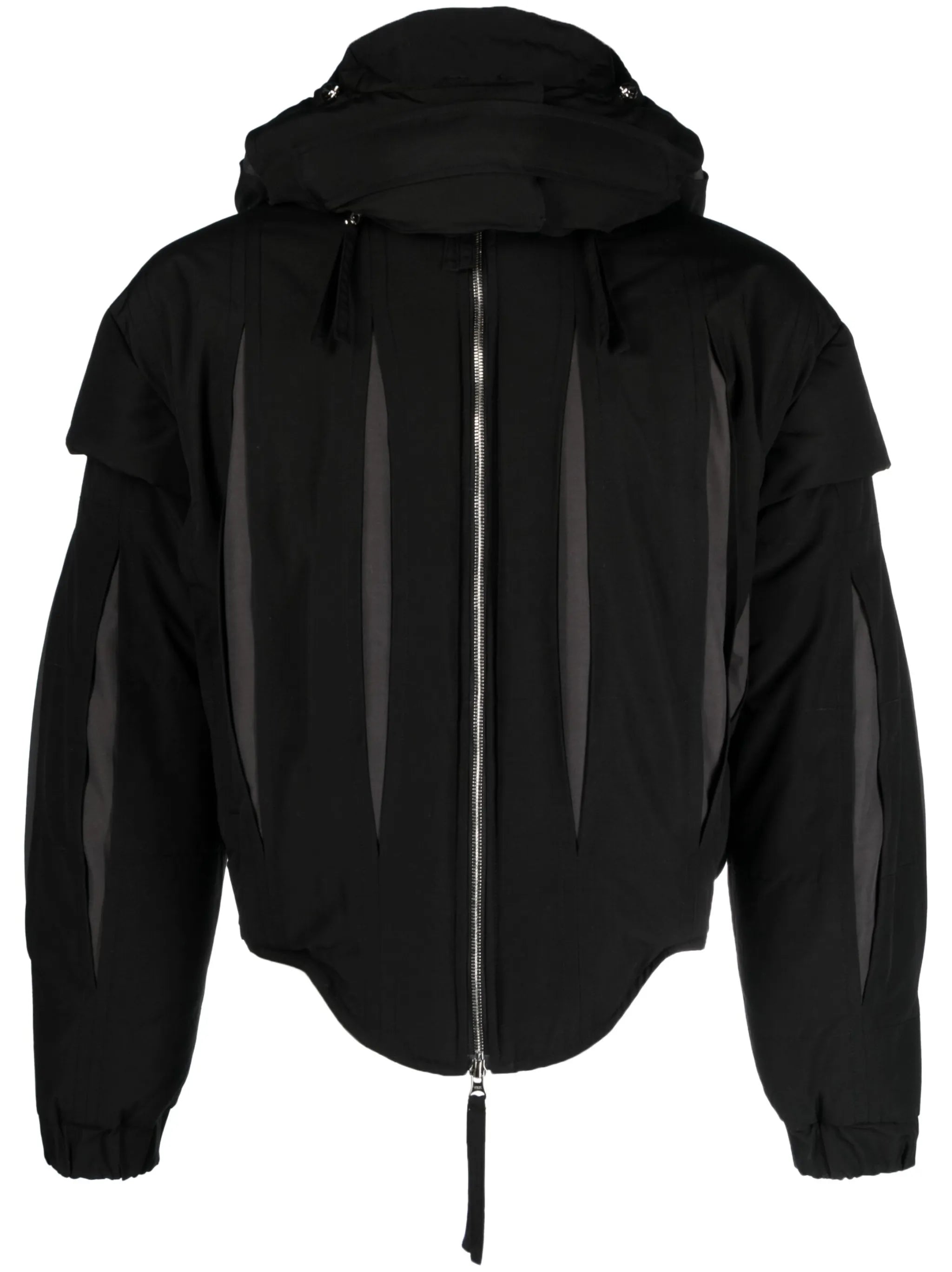 hooded padded jacket
