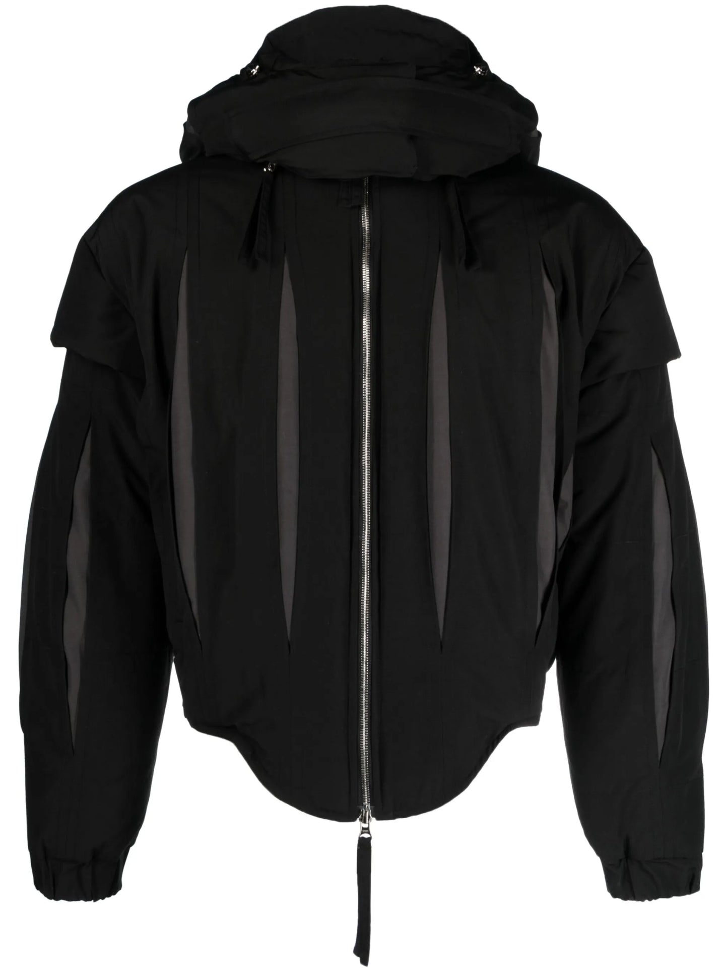 hooded padded jacket
