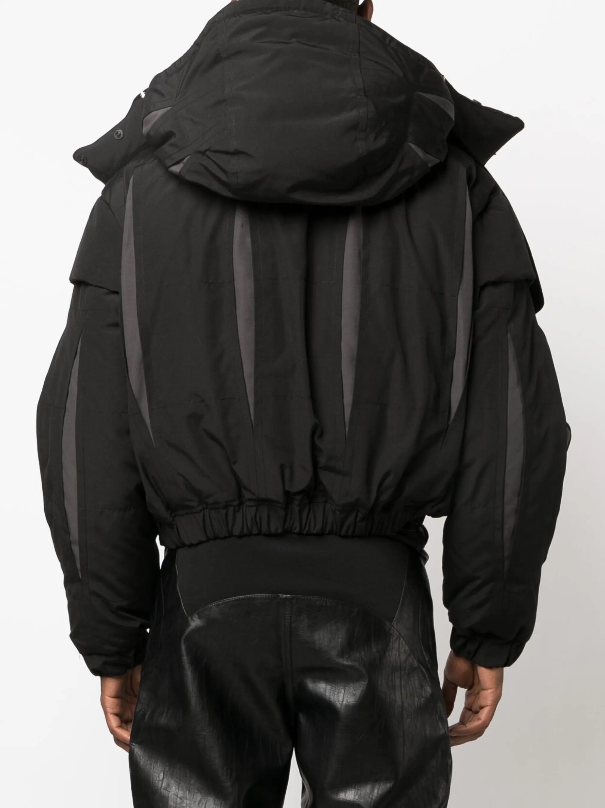 hooded padded jacket