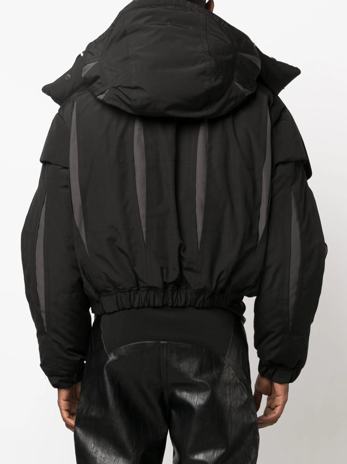 hooded padded jacket