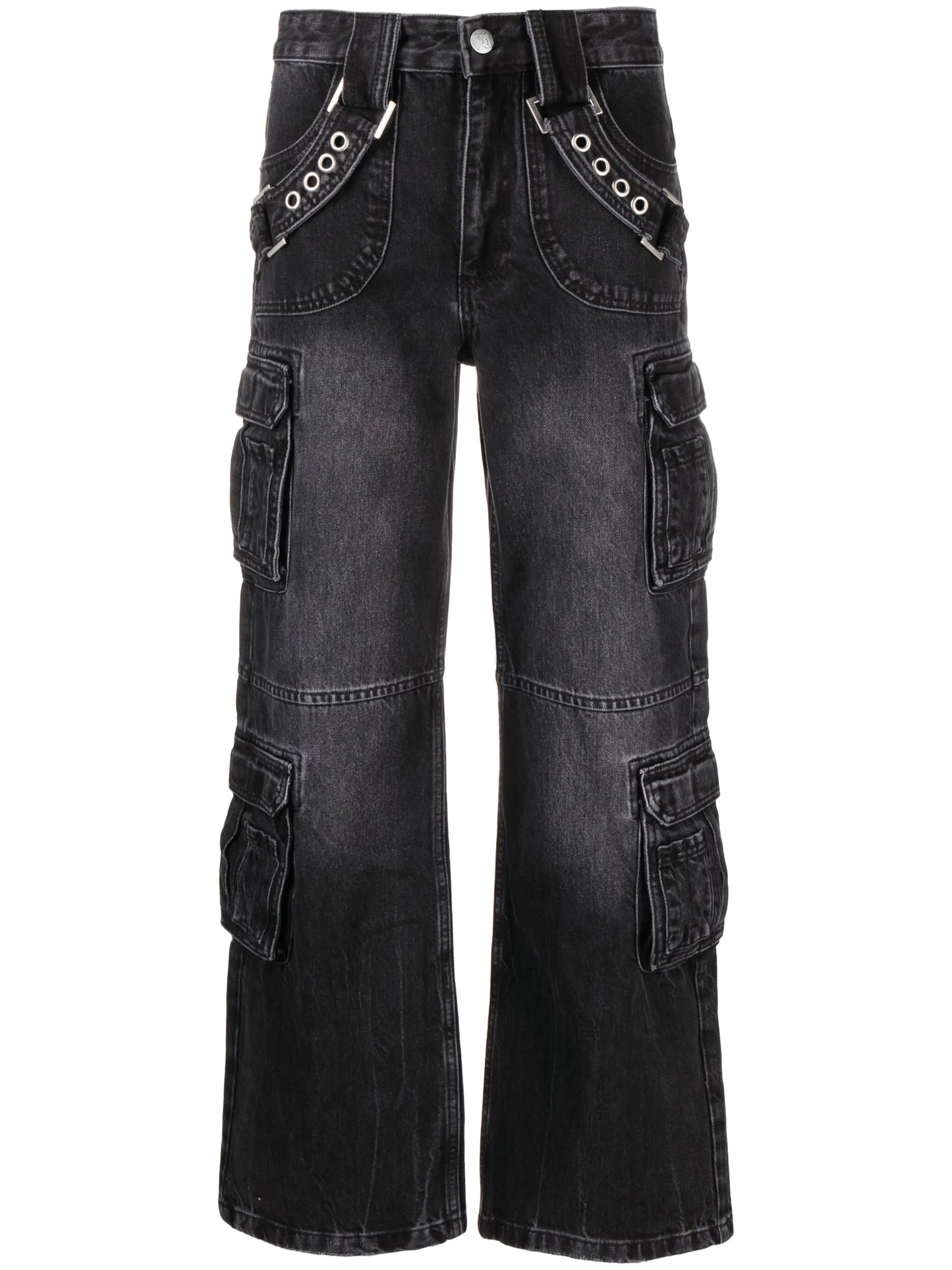 Harness Strap cargo jeans