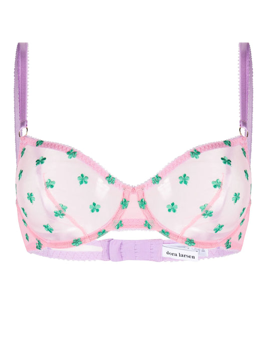 Arella embroidered balconette bra
