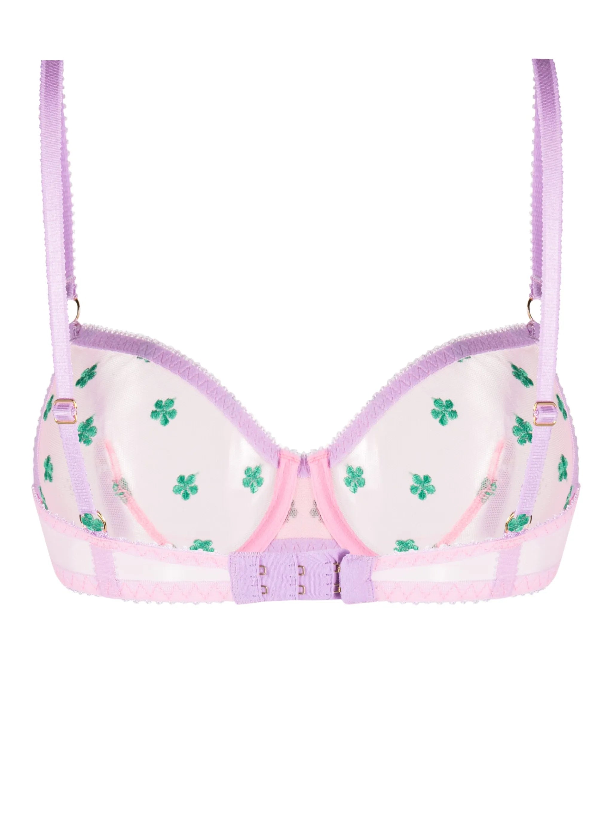 Arella embroidered balconette bra