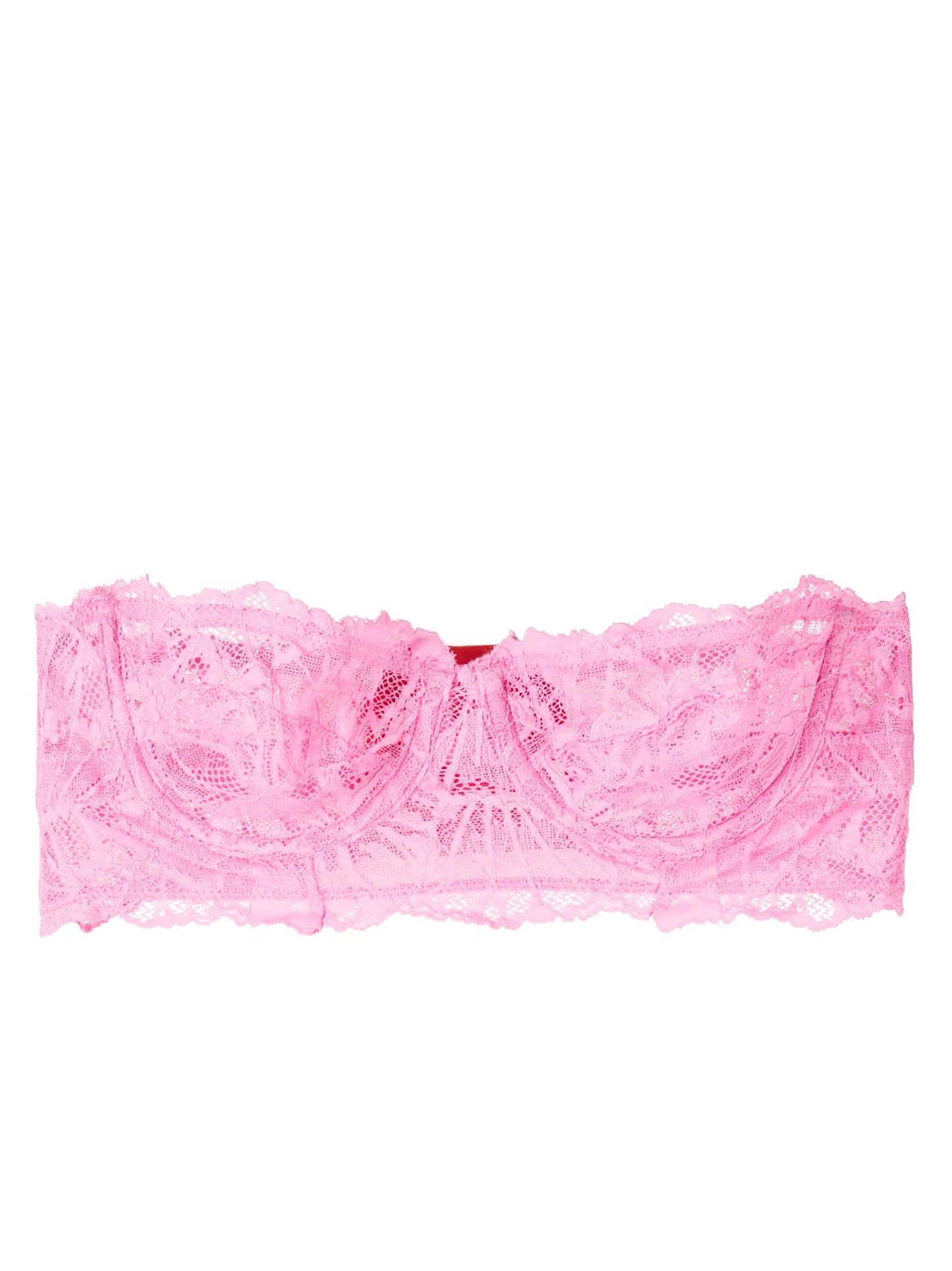 Vita floral-lace strapless bra