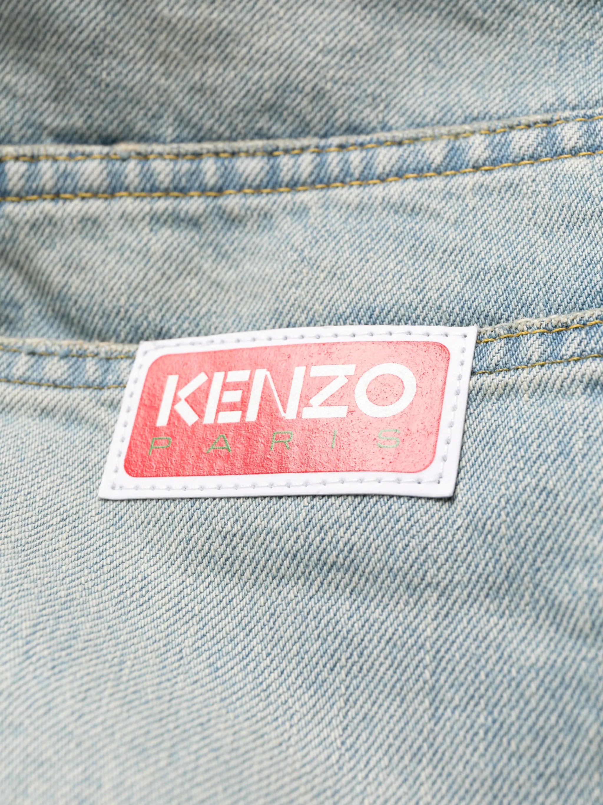 logo-appliqué wide-leg jeans