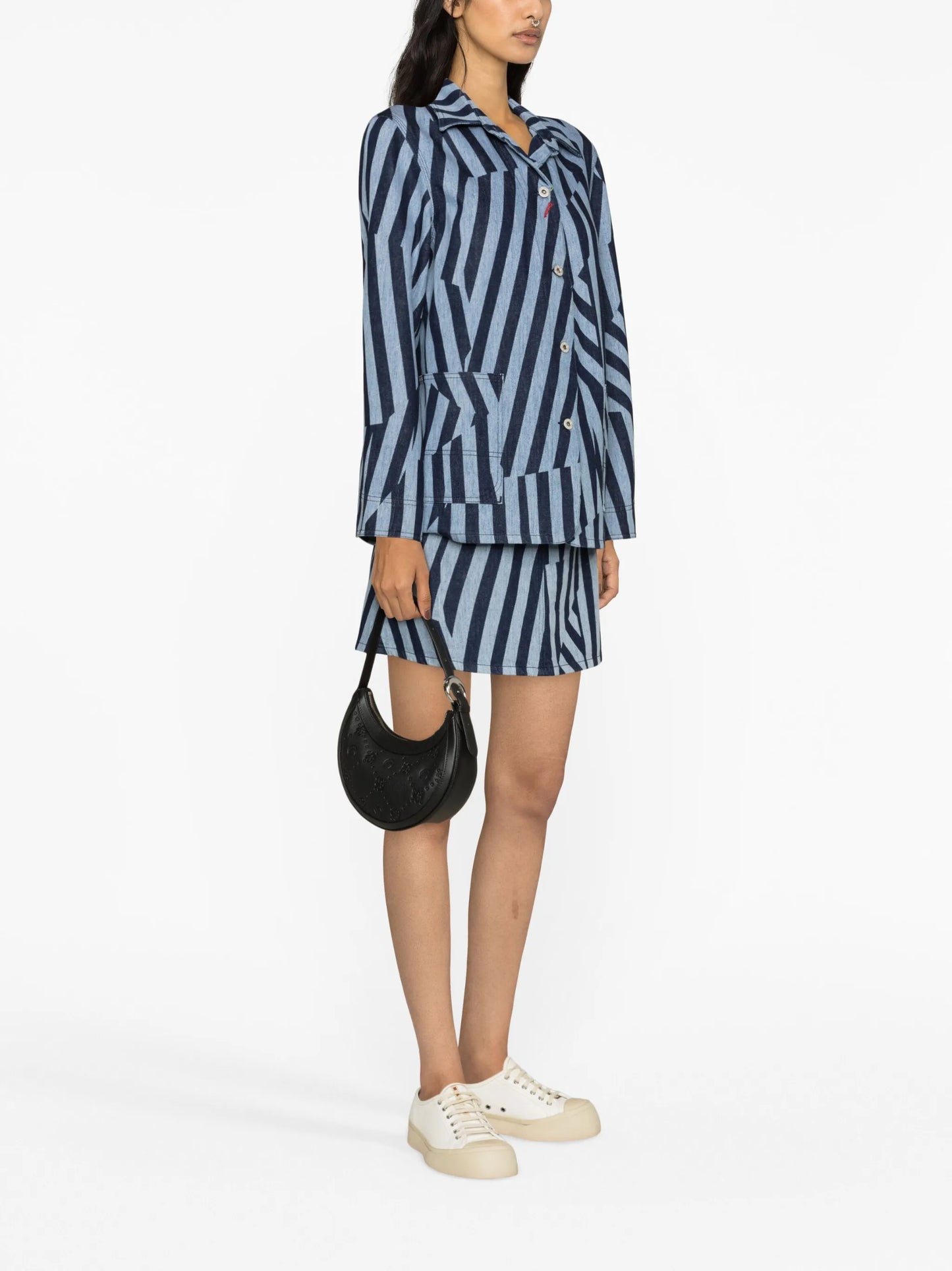 Dazzle Stripe denim jacket