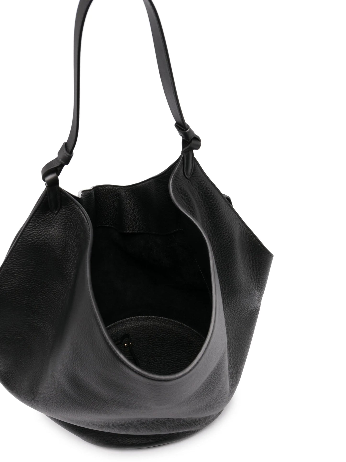 medium Lotus leather tote bag